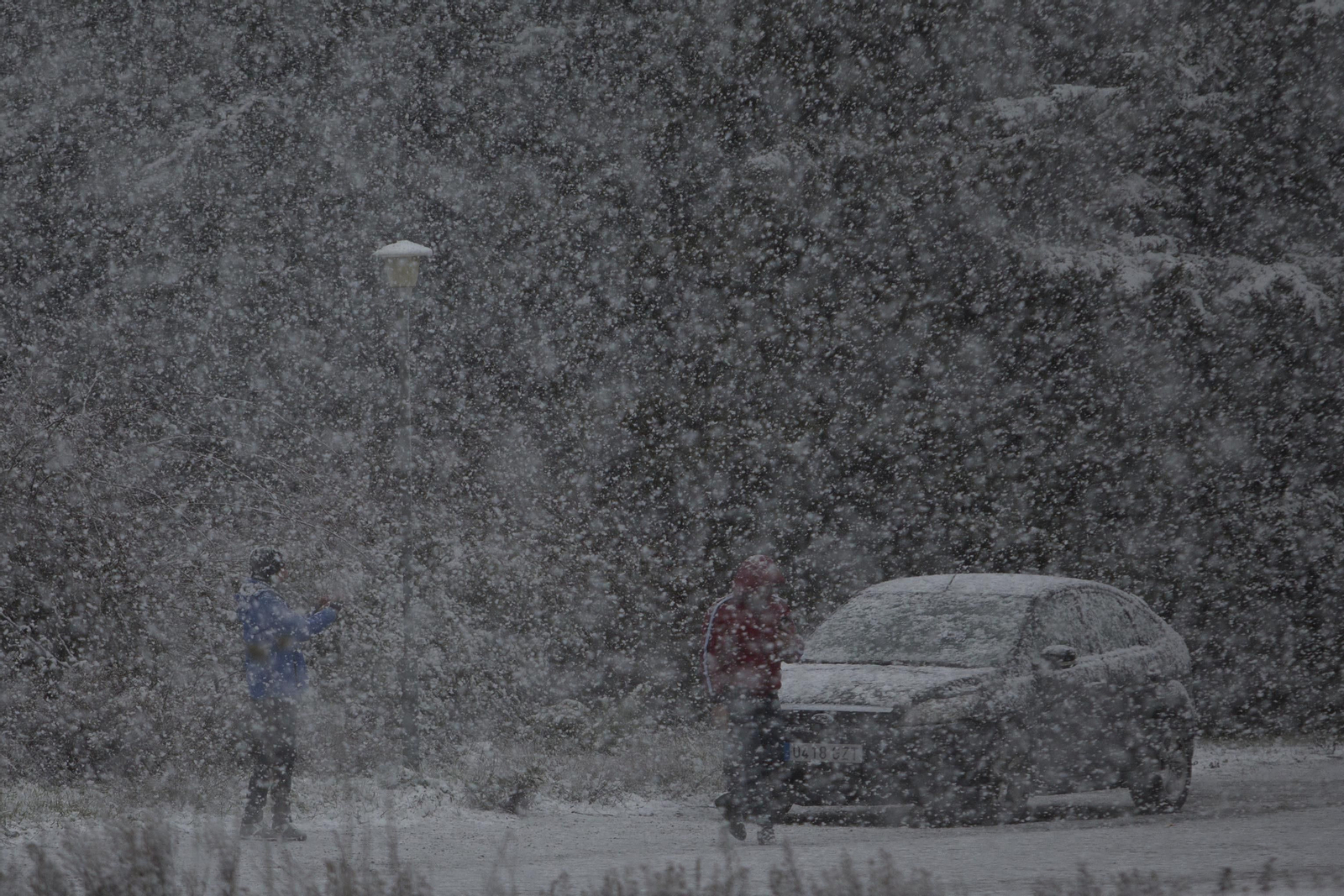 Fotos de la nieve en Ronda