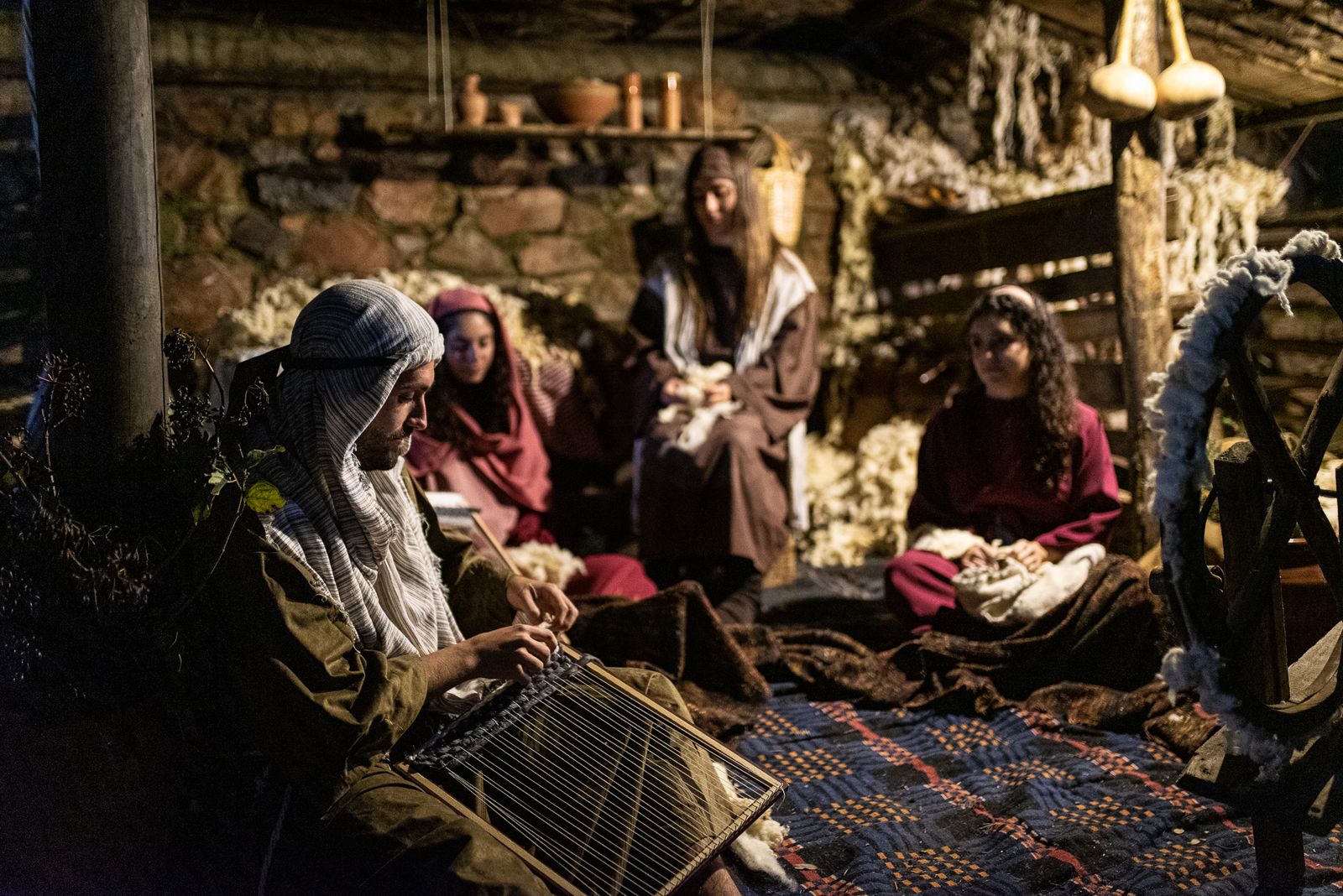 Imágenes: Una visita al Belén viviente de Puerto Moral