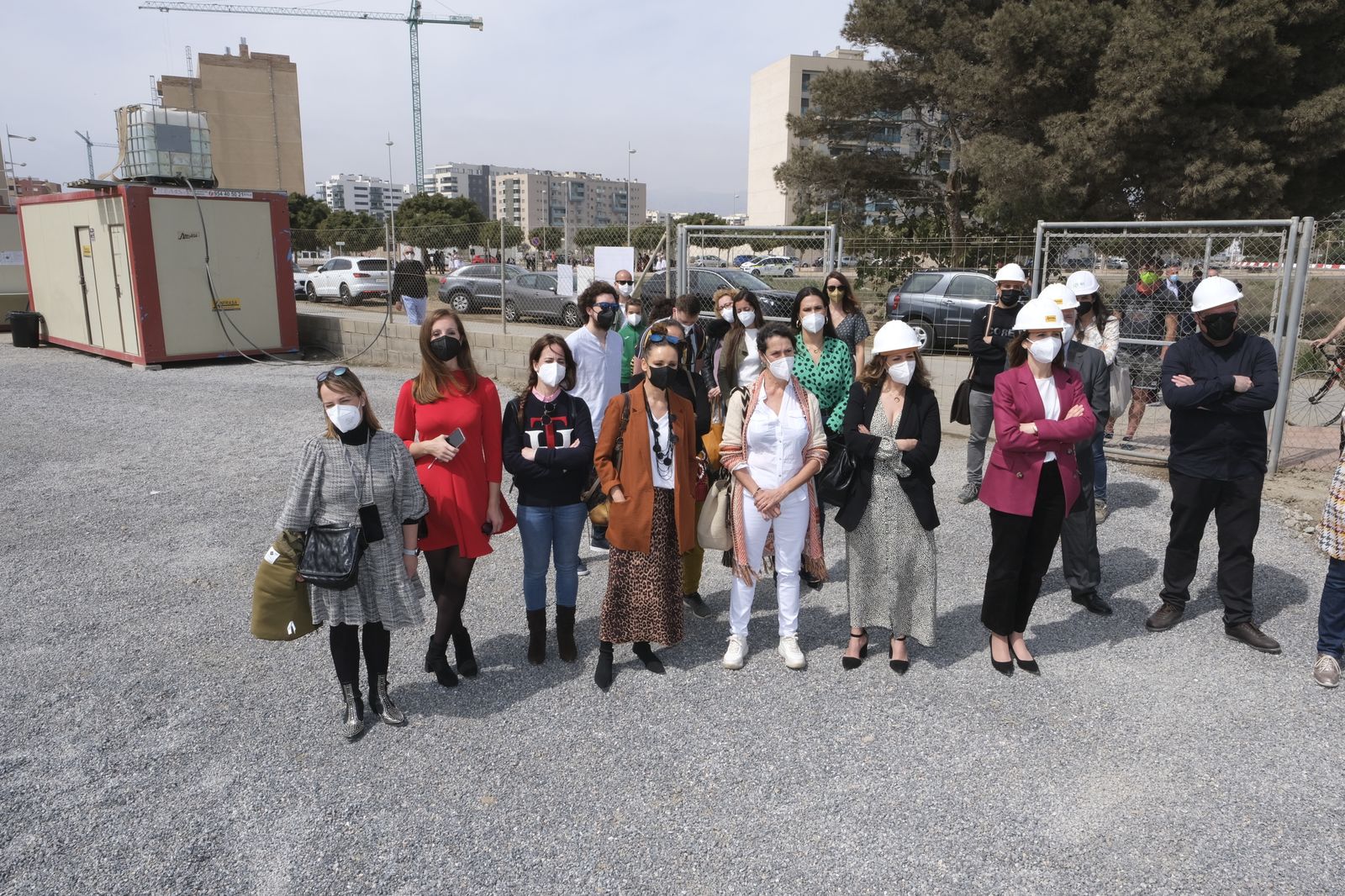 Fotogalería colocación primera piedra Conservatorio Profesional de Danza 'Kina Jiménez' de Almería