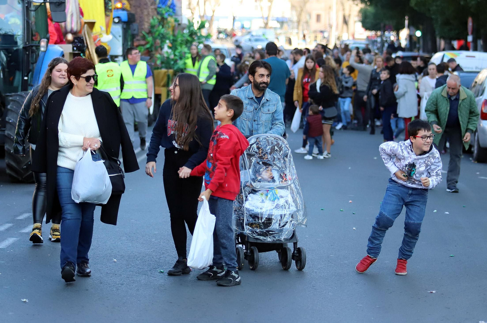 Imágenes de los Reyes Magos en la barriada de La Orden