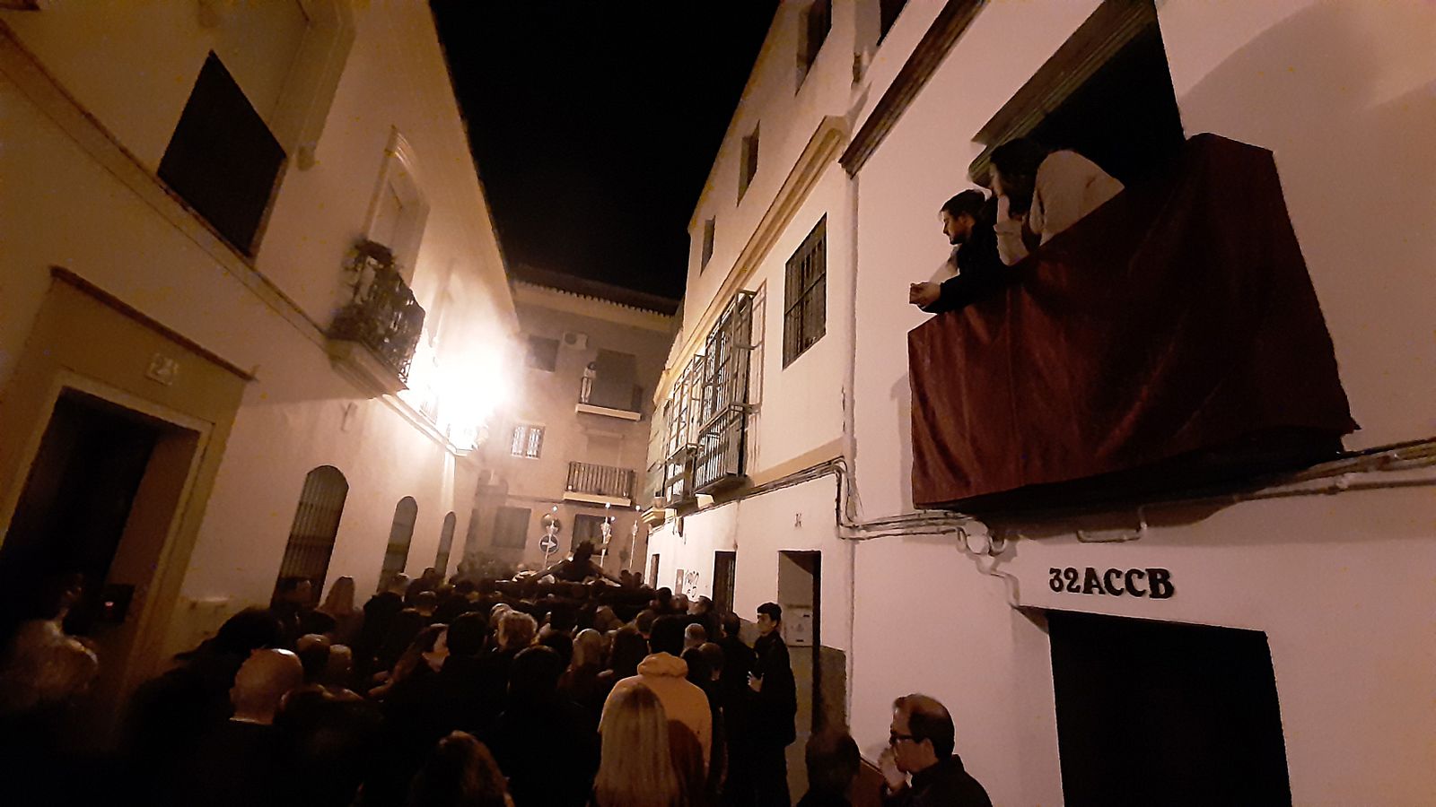 Via crucis del Cristo de la Buena Muerte de la hermandad de la Hiniesta
