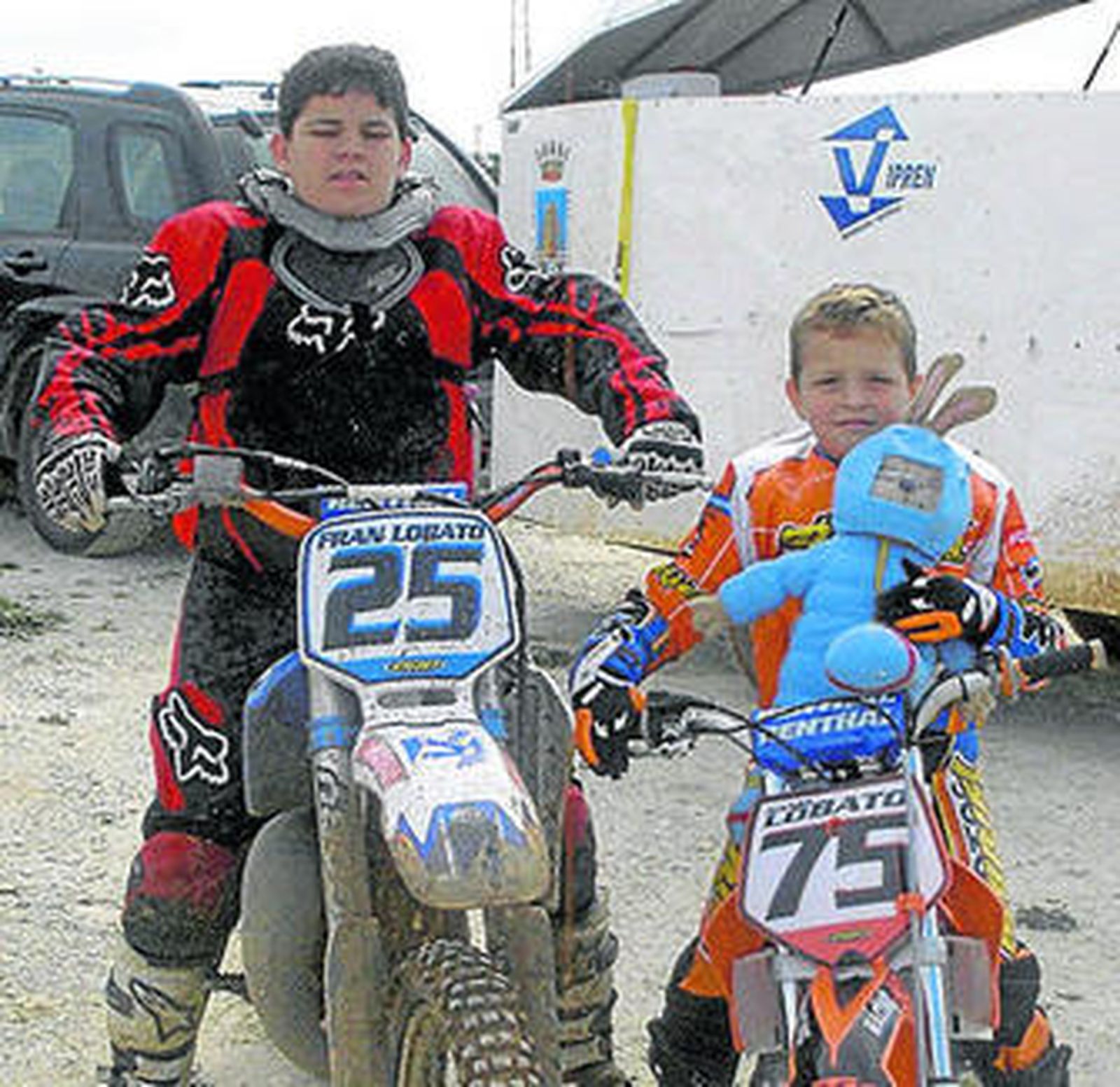 Fran y Álvaro, durante la pasada temporada.