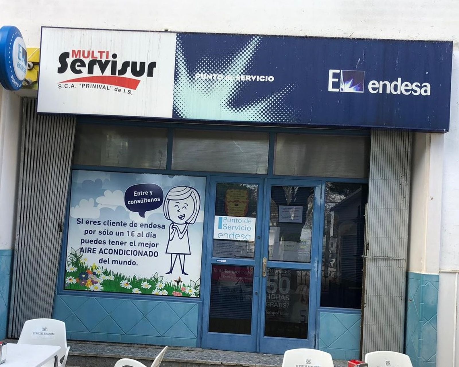 El punto de servicio de Endesa de San Roque.