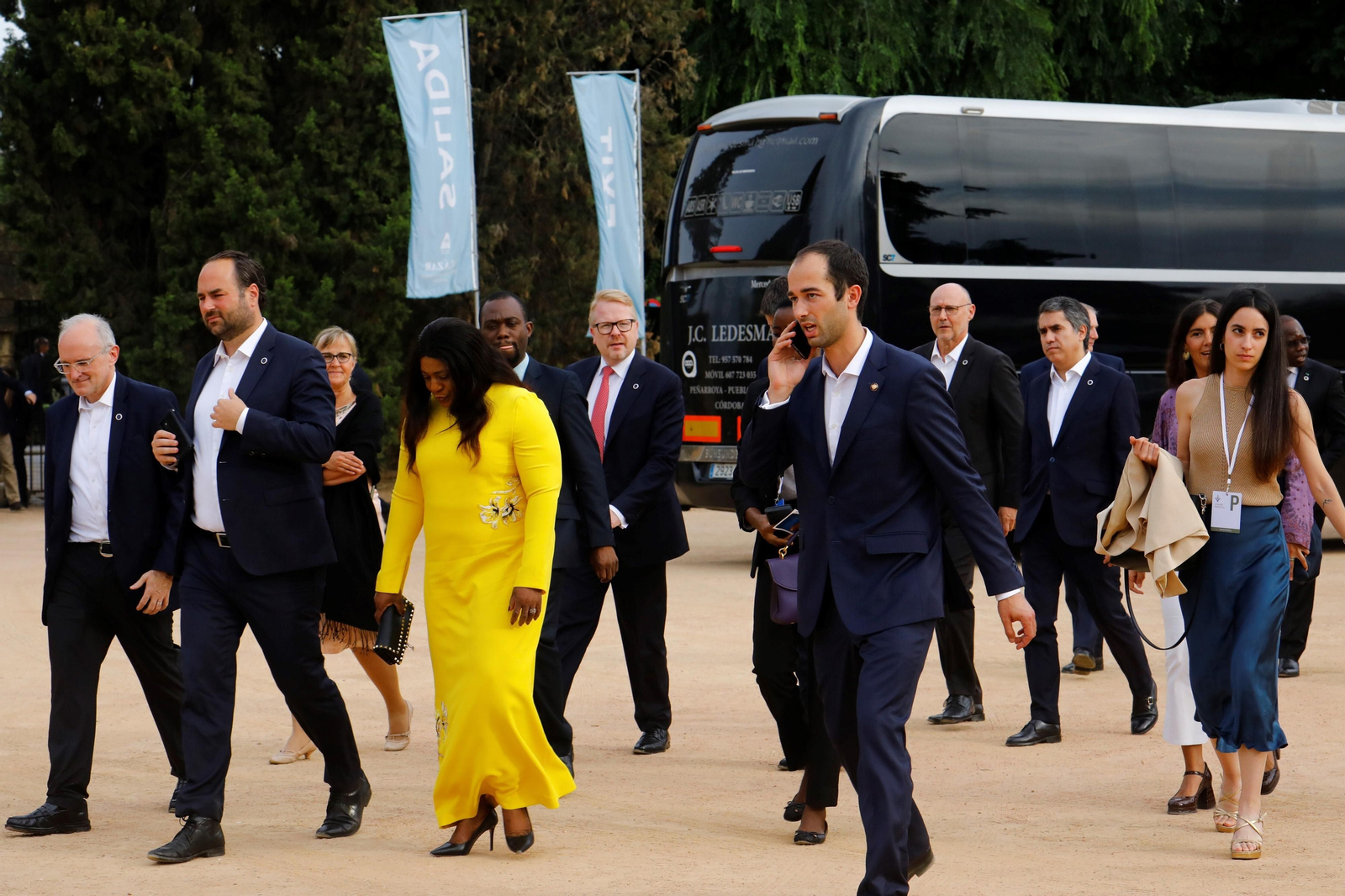 Los reyes Felipe VI y Abdalá II, en el Alcázar de los Reyes Cristianos de Córdoba