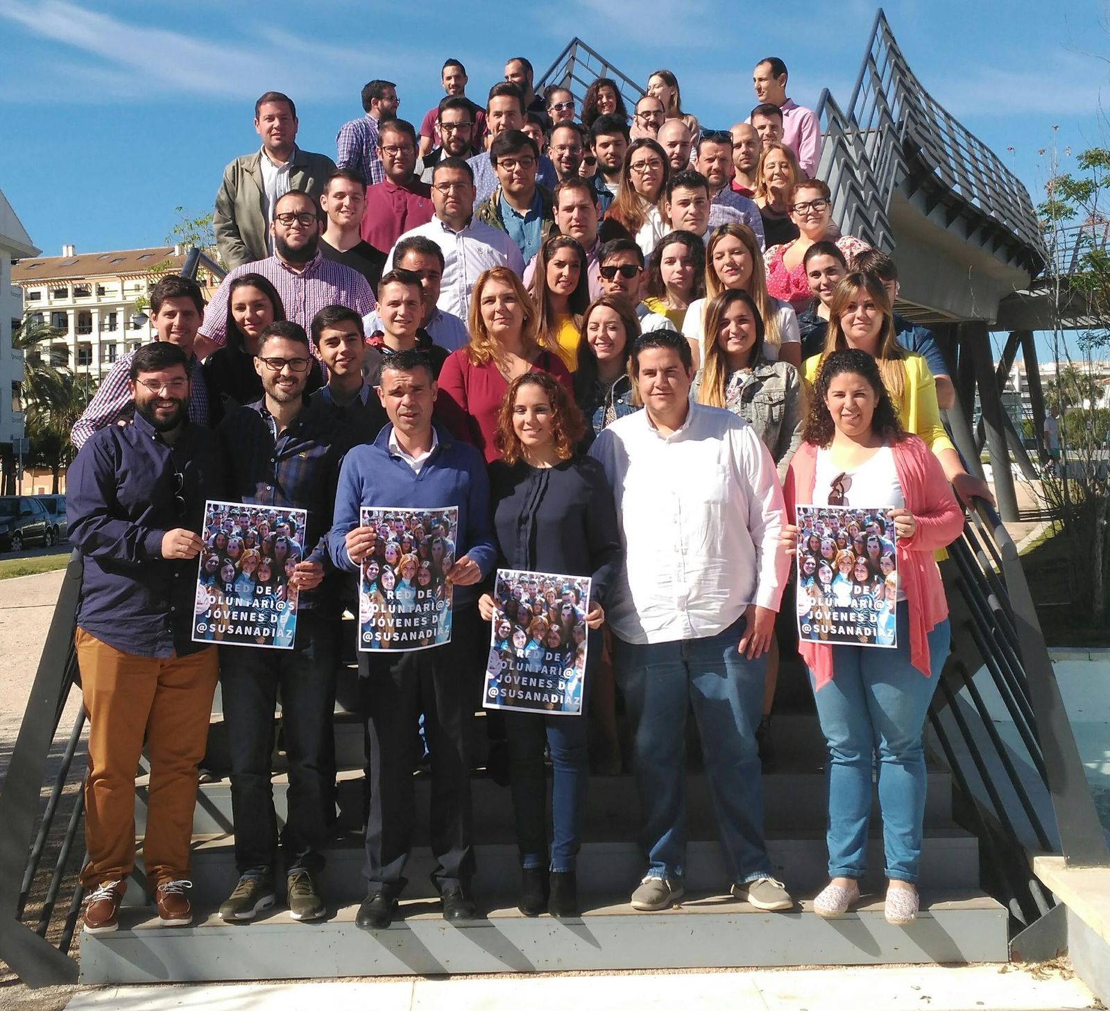 Los asistentes al acto que tuvo lugar en San Pedro de Alcántara.