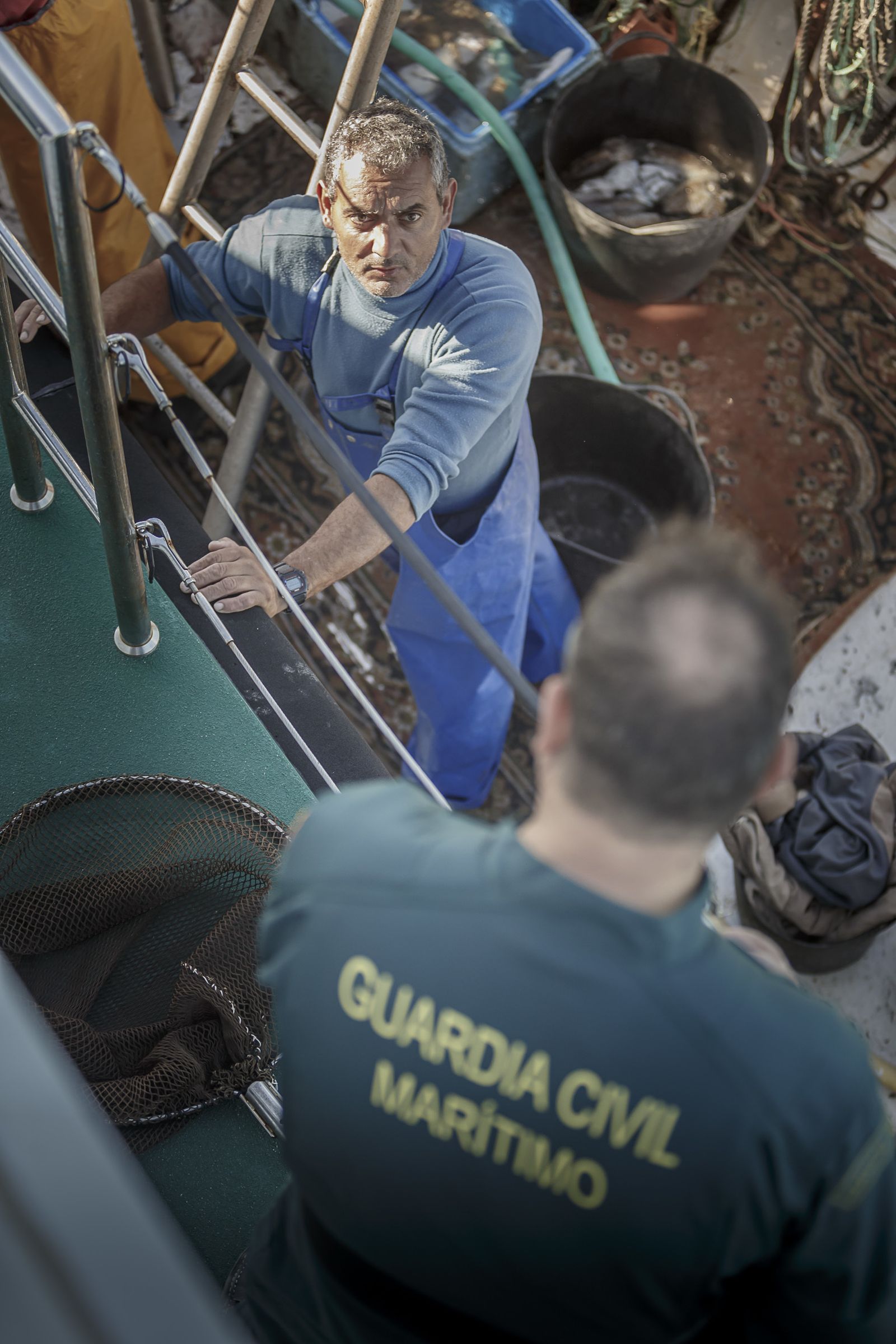A bordo de la patrullera 'Río Agueda'
