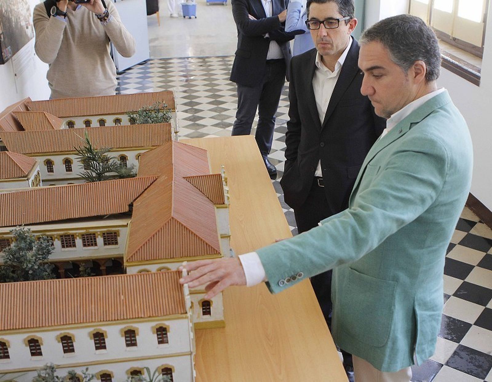 Bendodo y Aizega, ayer.