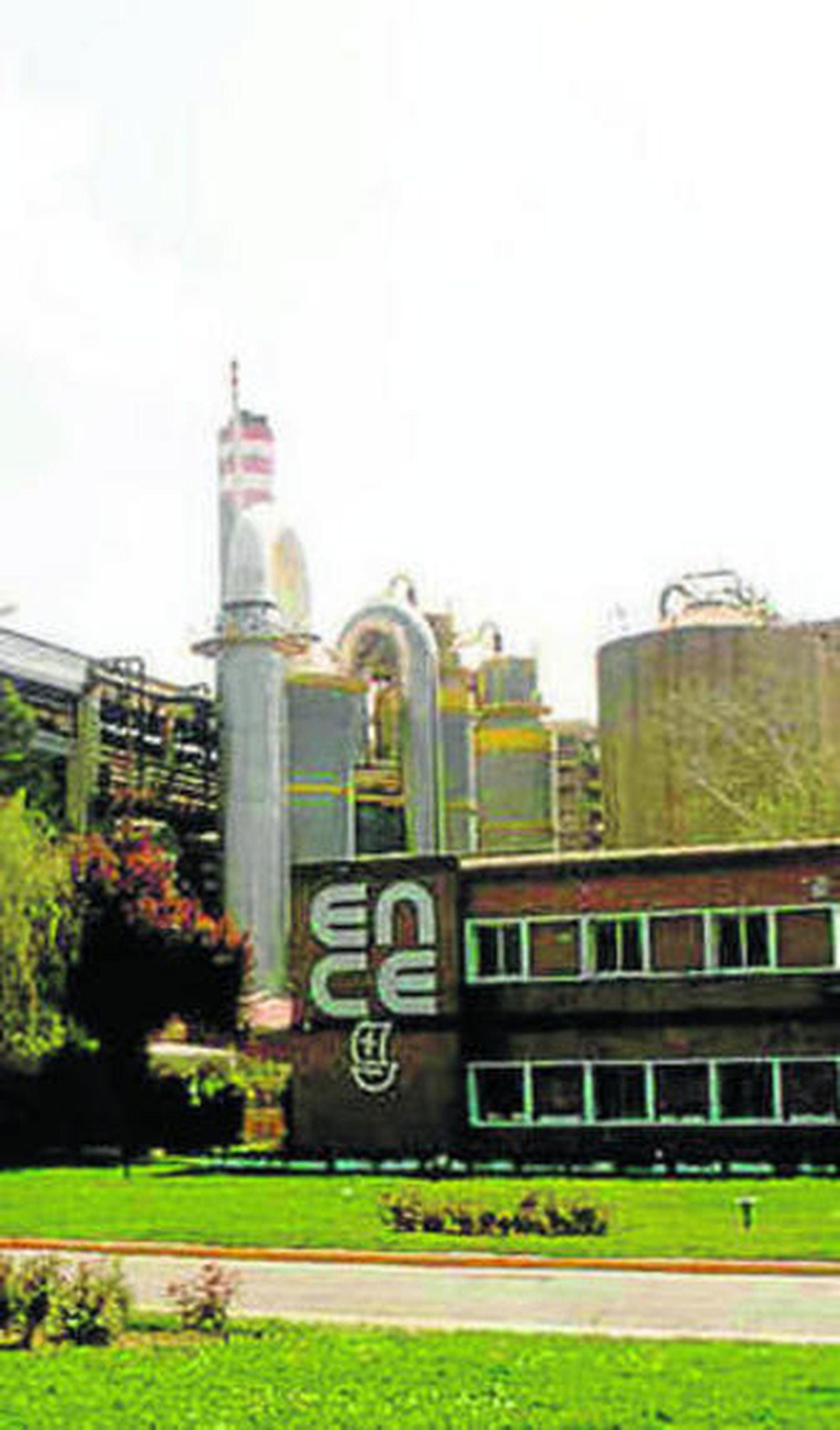 Factoría de ENCE en Huelva.