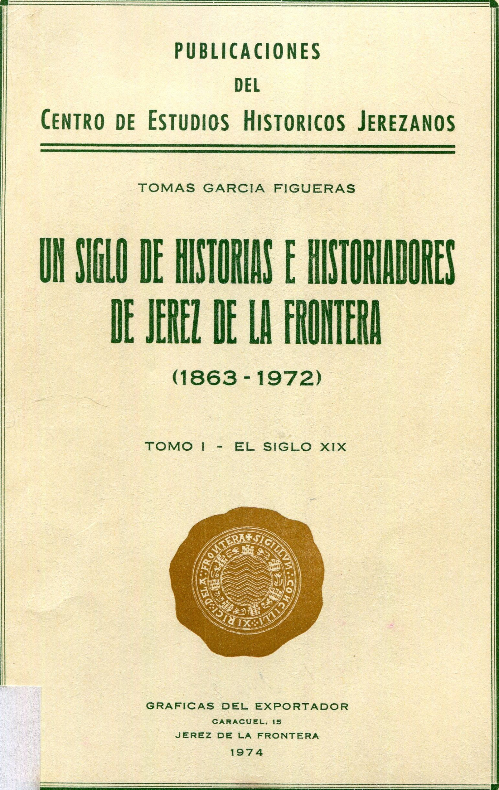 Portada de la obra de Tomás García Figueras publicada en 1974. Portada de la obra de Tomás García Figueras publicada en 1974.