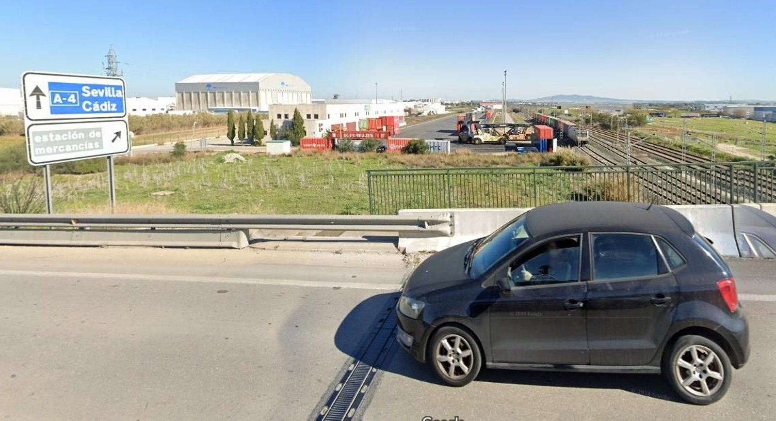 Imagen de la terminal de mercancías de Jerez.
