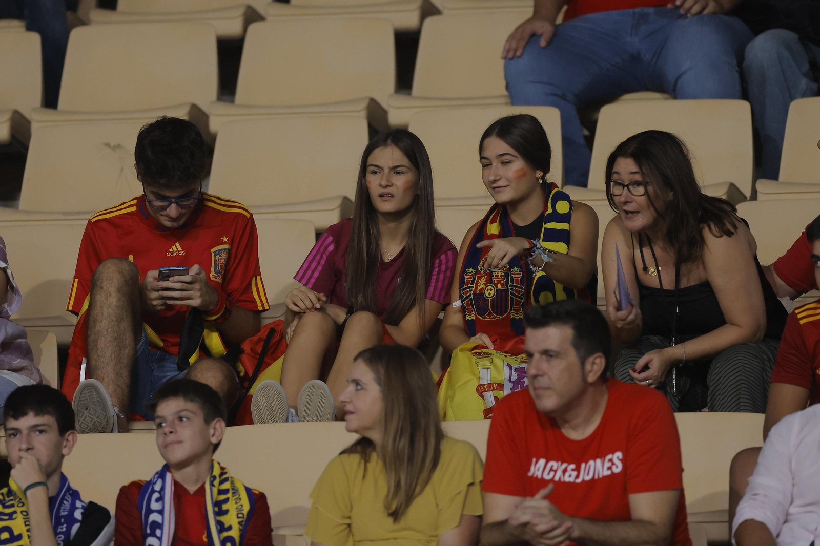 Búscate en las fotos del España-Escocia