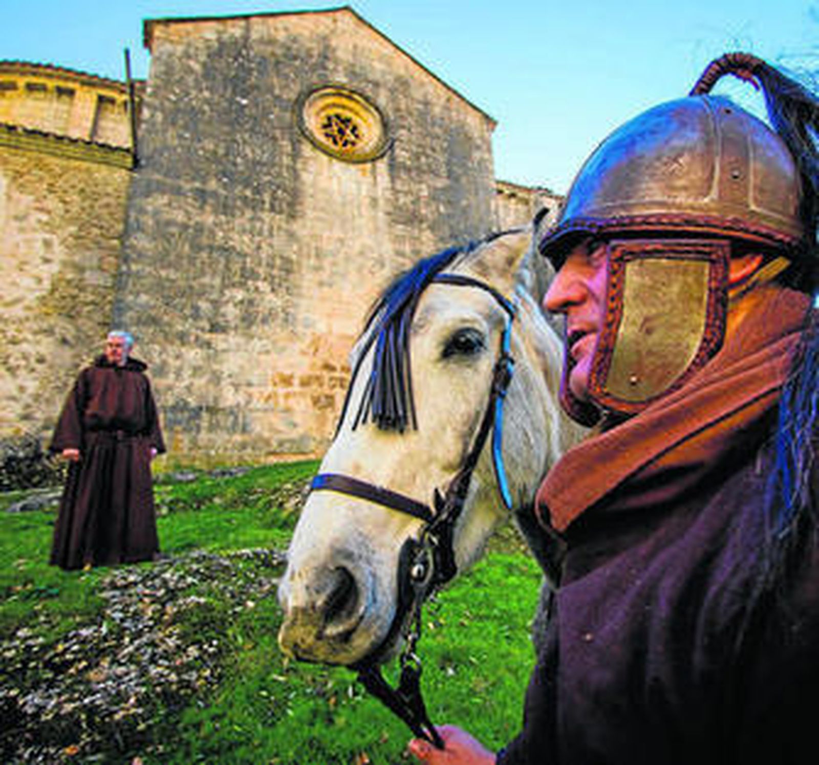 Una escena de 'Templarios', ambientada en un monumento español.