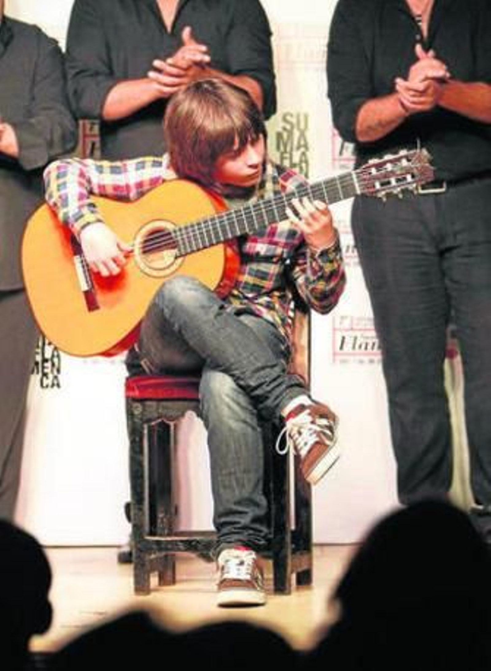 El joven tocaor madrileño, en un concierto reciente.