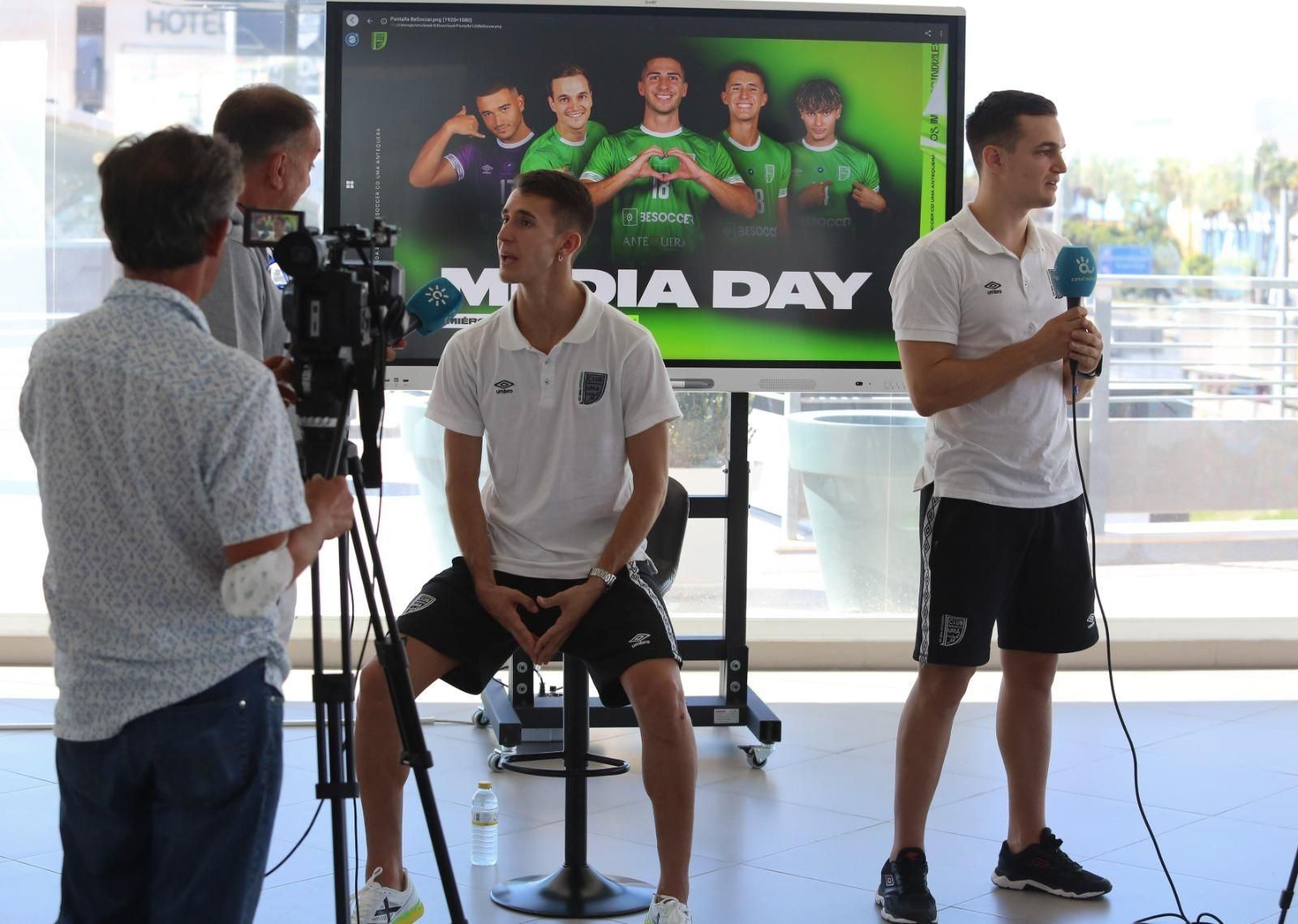 Media day del UMA Antequera antes de debutar este viernes en Primera División