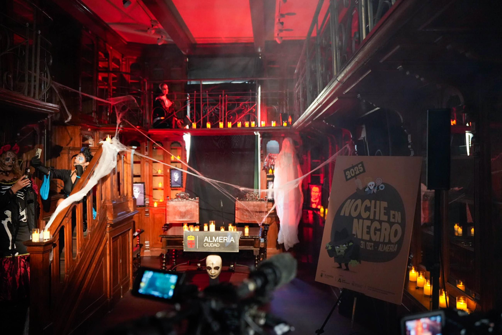 Presentación de la Noche en Negro de Almería, en imágenes