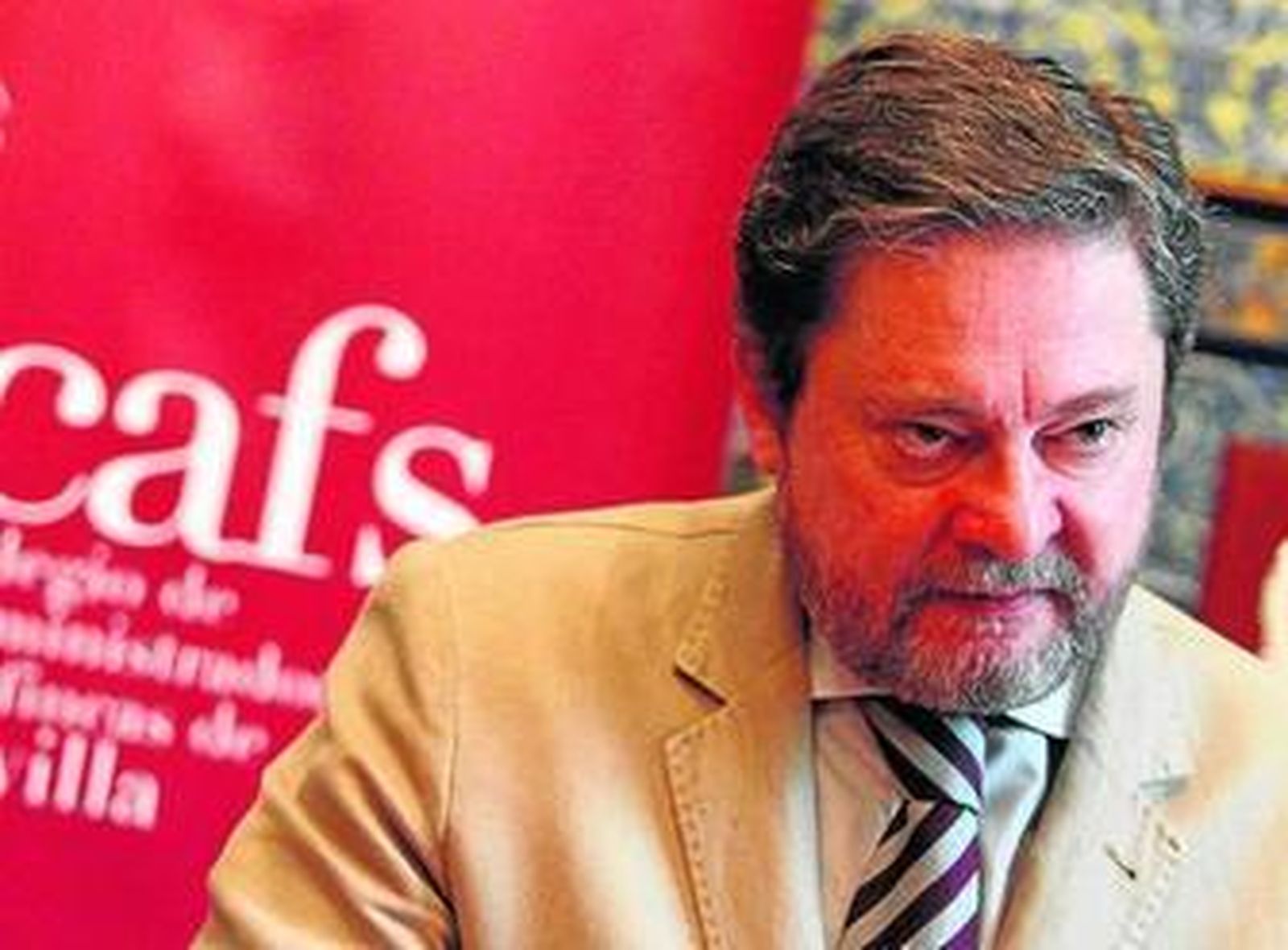 El presidente del Colegio de Administradores, Rafael del Olmo.