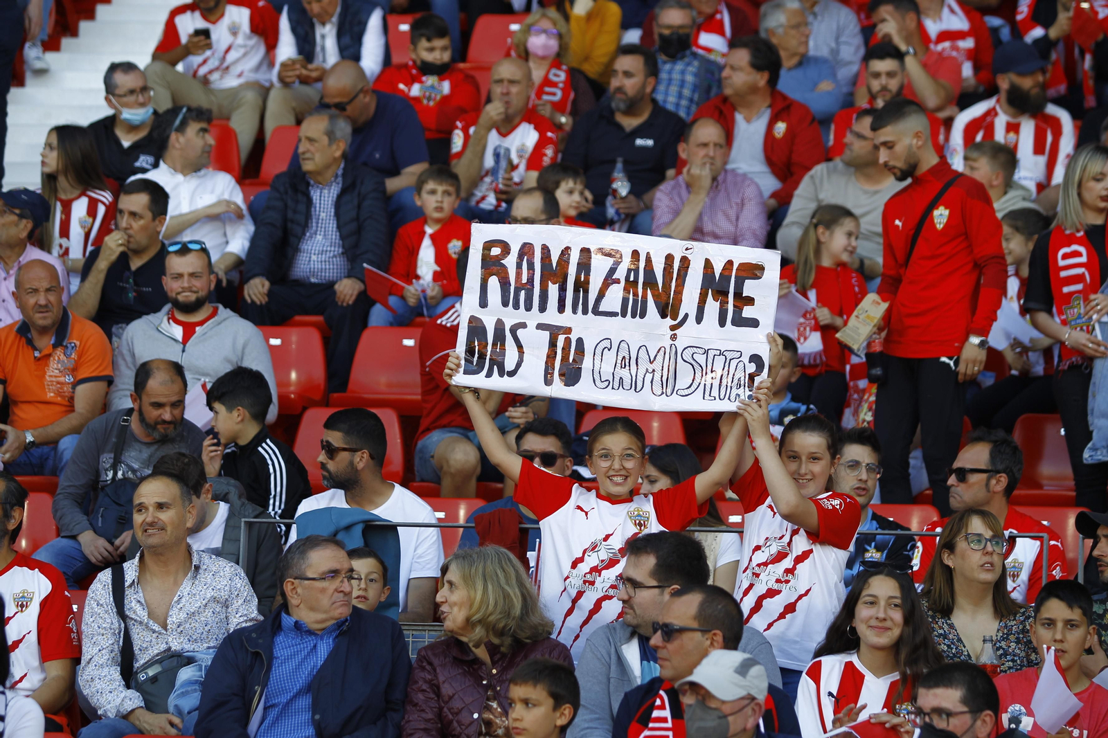 Imágenes del partido U.D. Almería-S.D. Amorebieta
