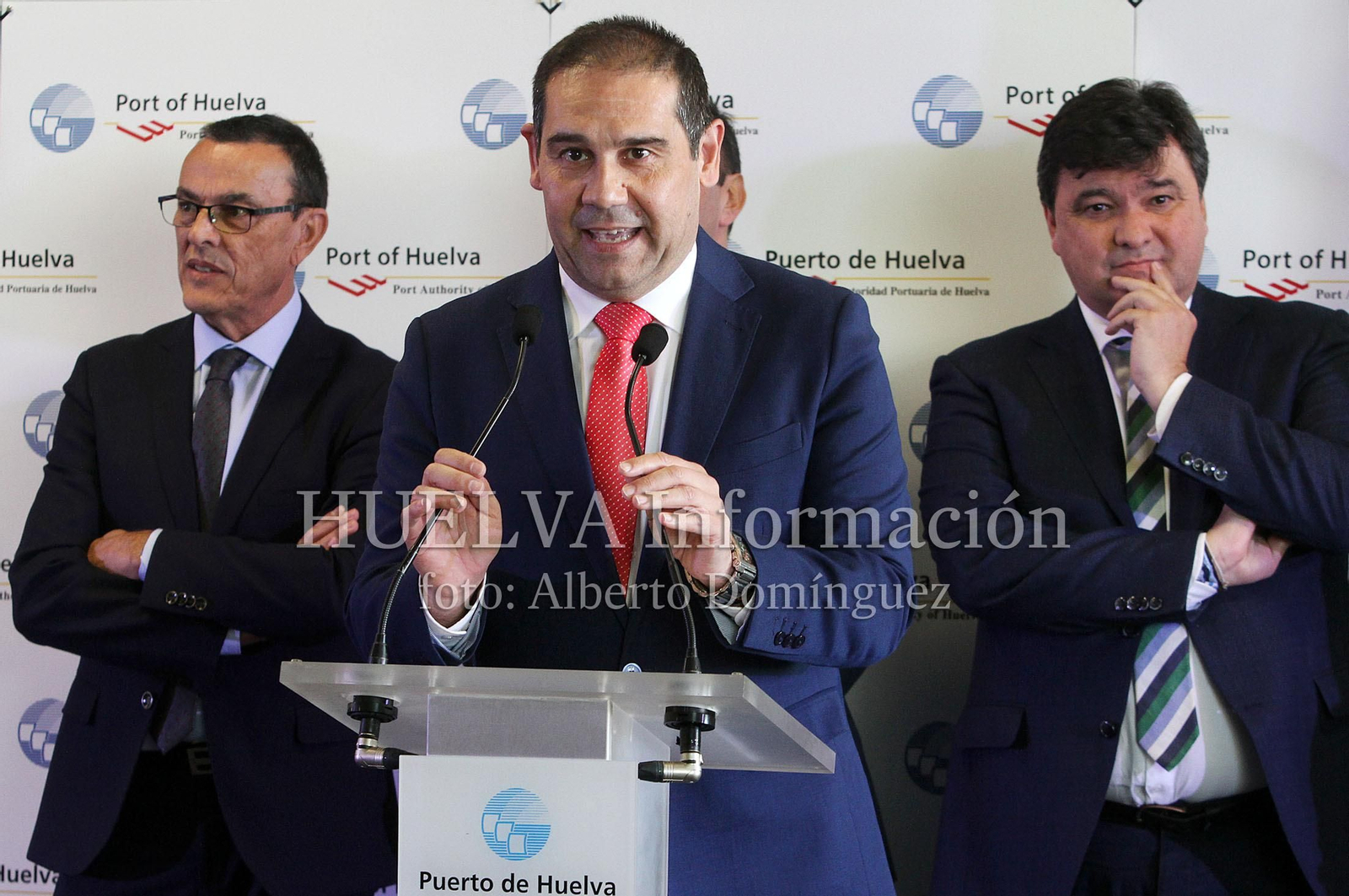 Inauguración de la Nueva Lonja del Puerto de Huelva, en imágenes