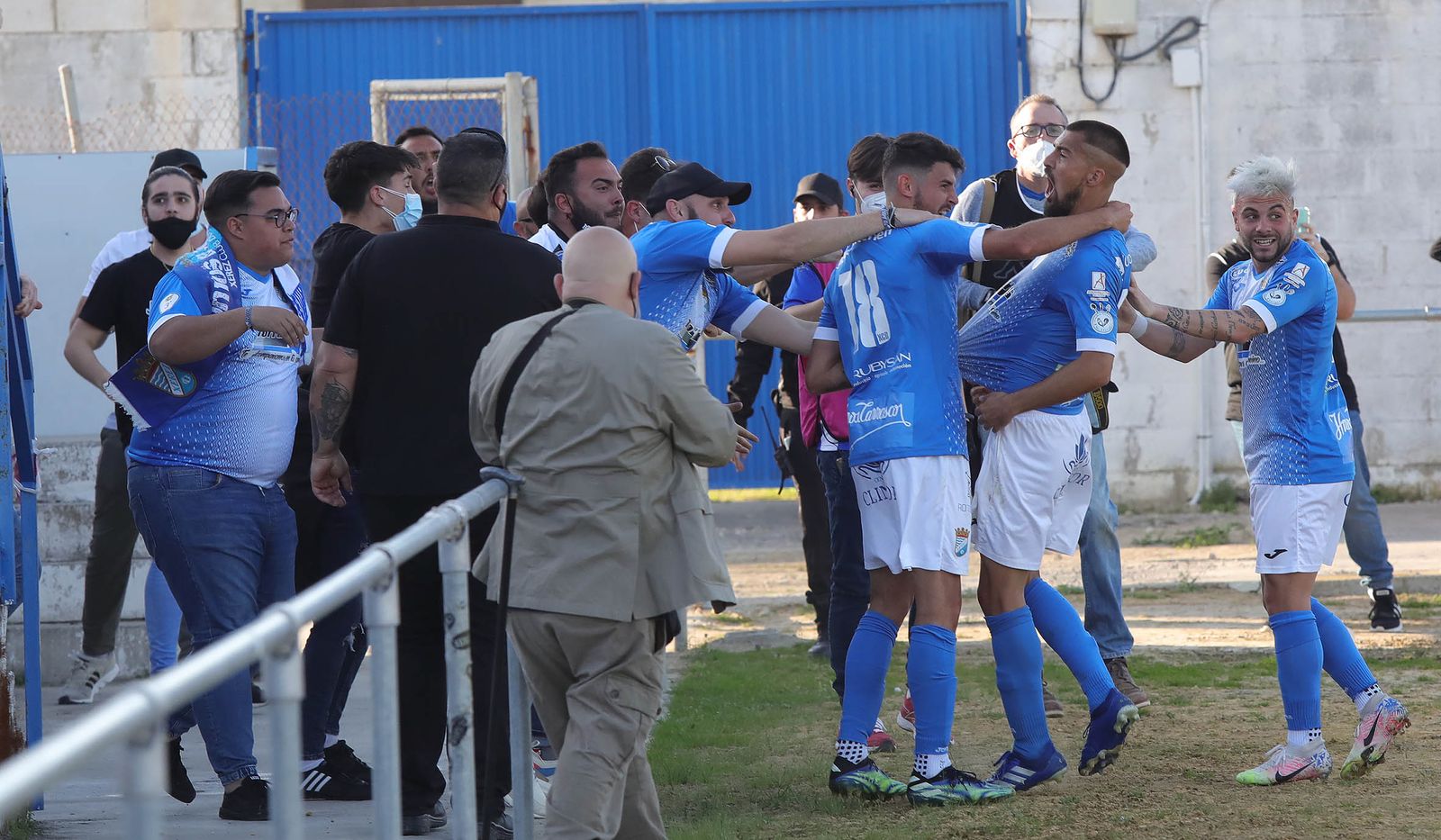 Imágenes del  Xerez CD - Balompédica Lebrijana (2-0)