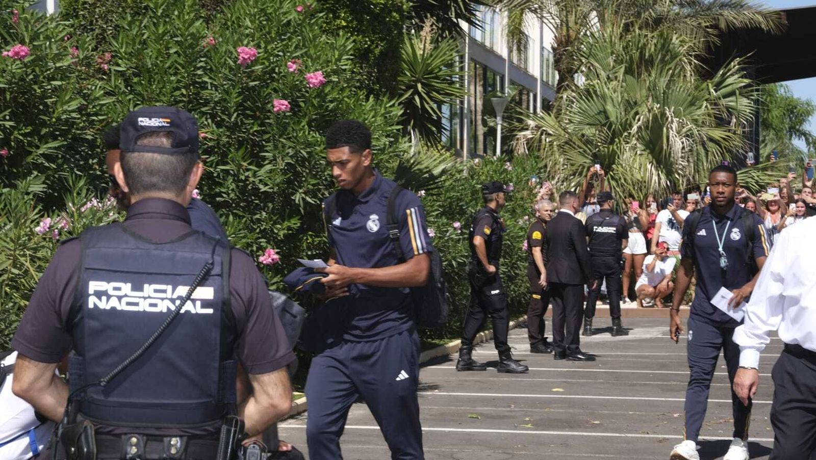 La llegada del Real Madrid a Almería en imágenes