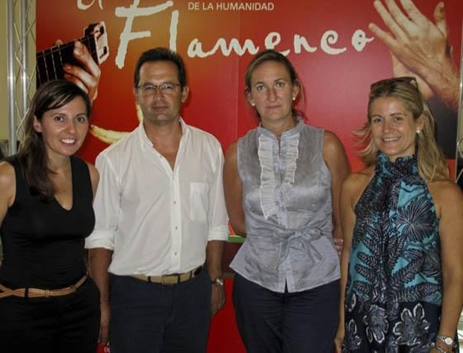 Pilar López Casquete de Prado, gerente de Joly Digital; los concejales del PP Joaquín Peña y María del Mar Sánchez Estrella y Rocío Mesa, responsable de Tecnología de Joly Digital.

Foto: Victoria Ramírez