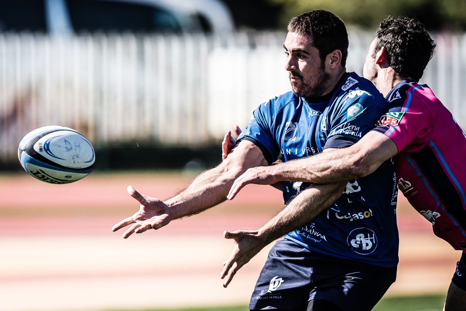 El talonador Nacho Salazar, en un partido de la pasada temporada.