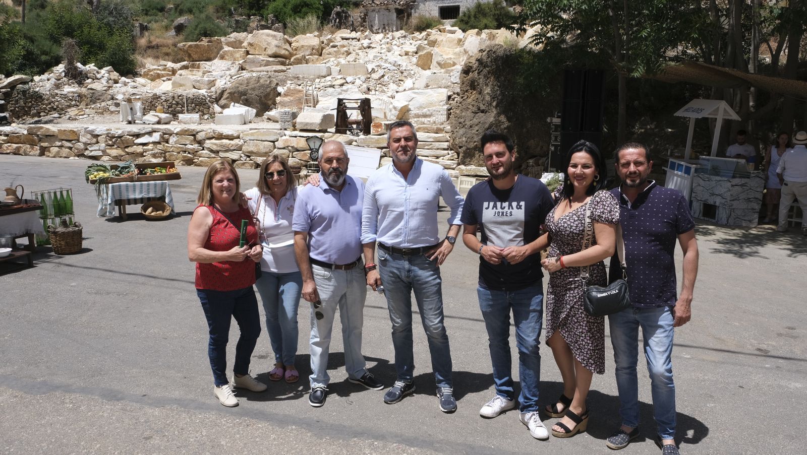 Imágenes de la recreación histórica Canteros y Caciques de Macael