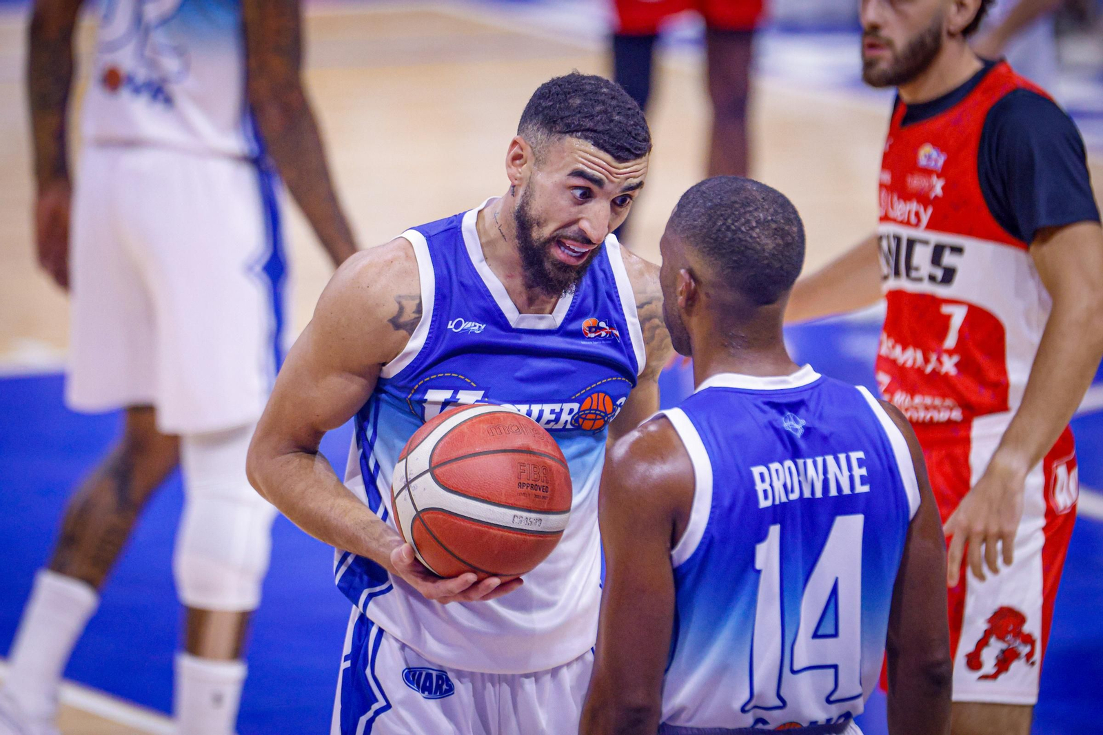 Duarte, durante un partido.