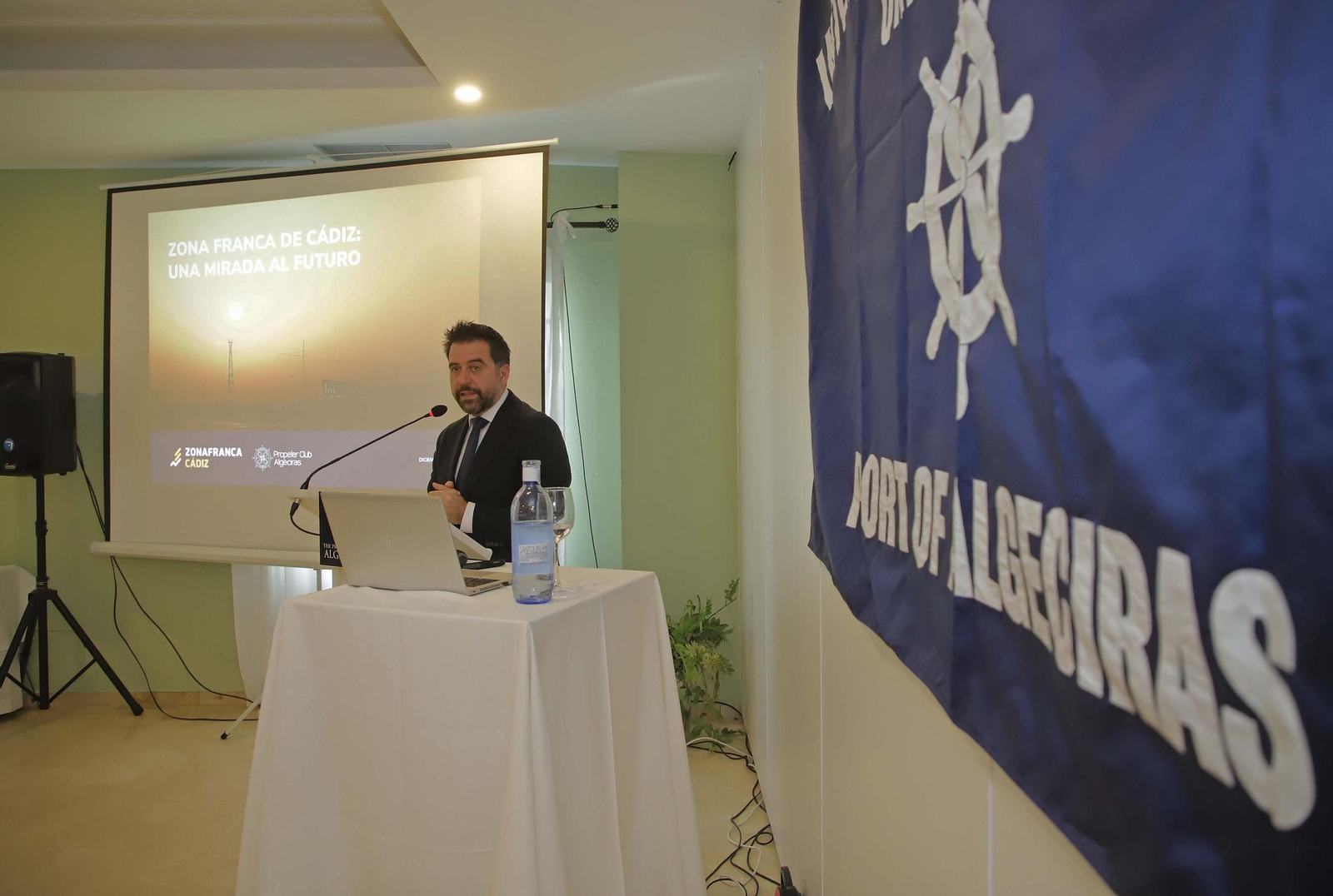Fotos del almuerzo del Propeller Club de Algeciras con Francisco González Pérez, Delegado Especial del Estado en el Consorcio de la Zona Franca de Cádiz