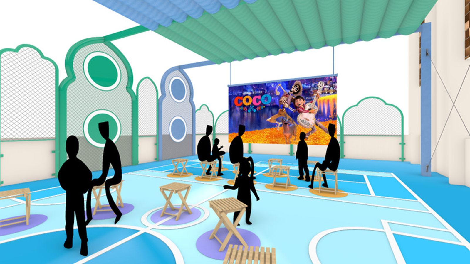 Otra de las terrazas que se instalará.