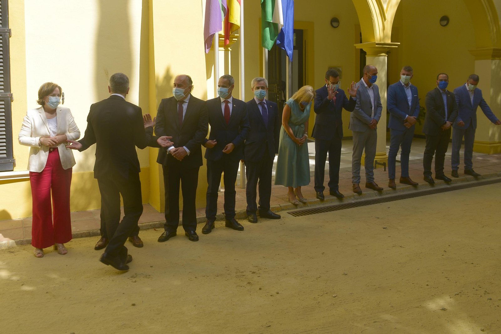 Fotos del Ministro de Interior Fernando Grande Marlaska en Algeciras