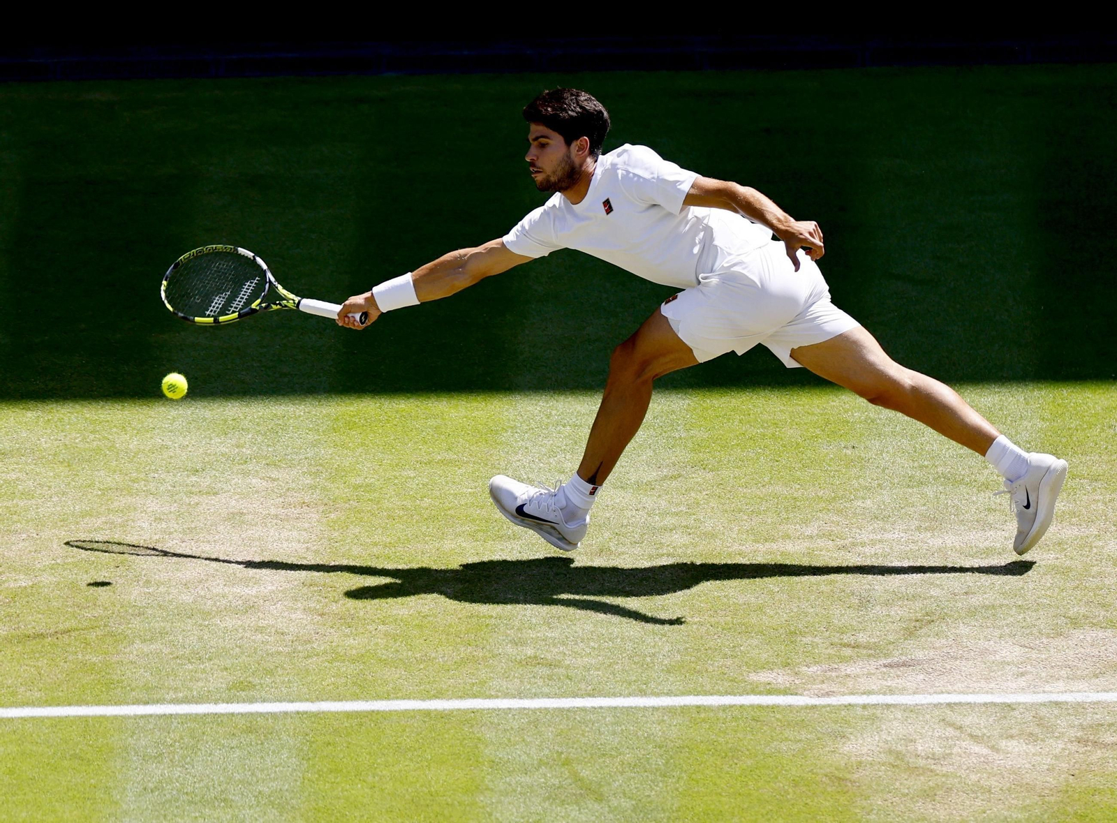Las fotos del pase de Alcaraz a la final de Wimbledon Las fotos del pase de Alcaraz a la final de Wimbledon