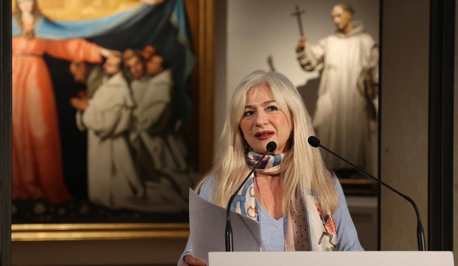 La consejera de Cultura, Patricia del Pozo, este lunes en el Bellas Artes de Sevilla.