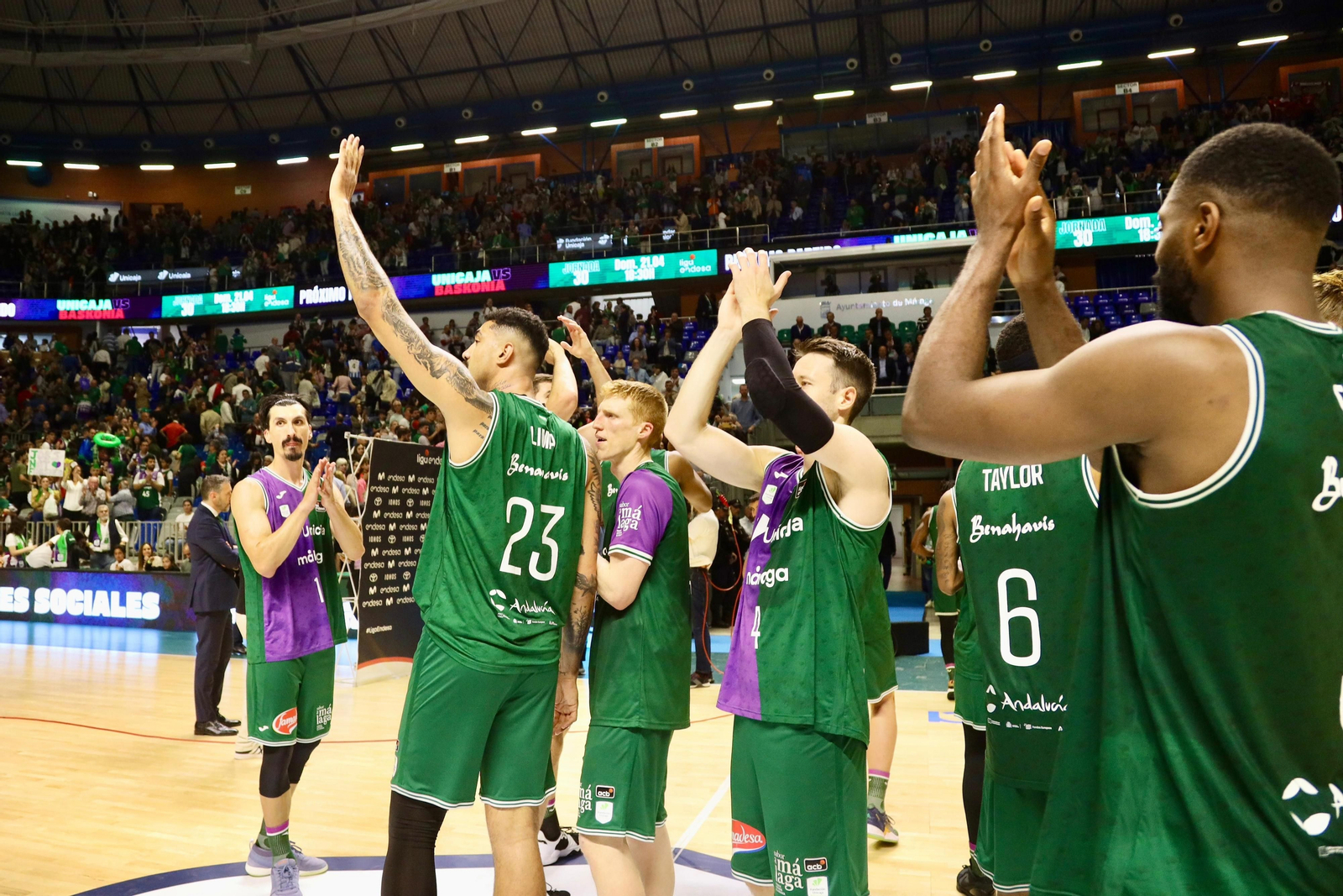 El Unicaja - Casademont Zaragoza, en fotos