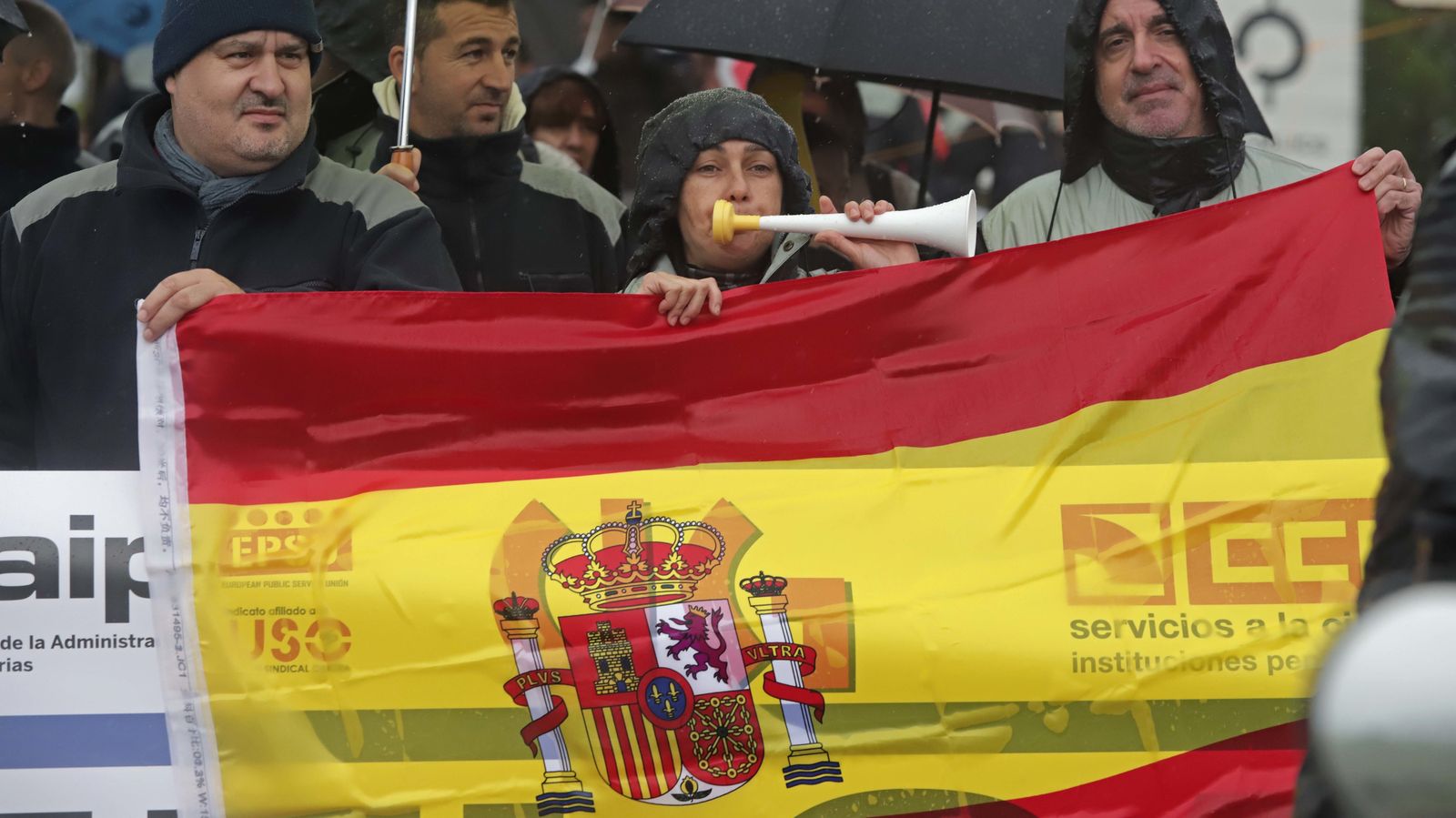 Funcionarios de Botafuegos en huelga