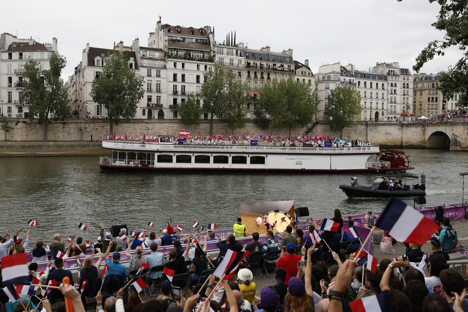 Las fotos de la ceremonia de inauguración de los Juegos Olímpicos de París 2024
