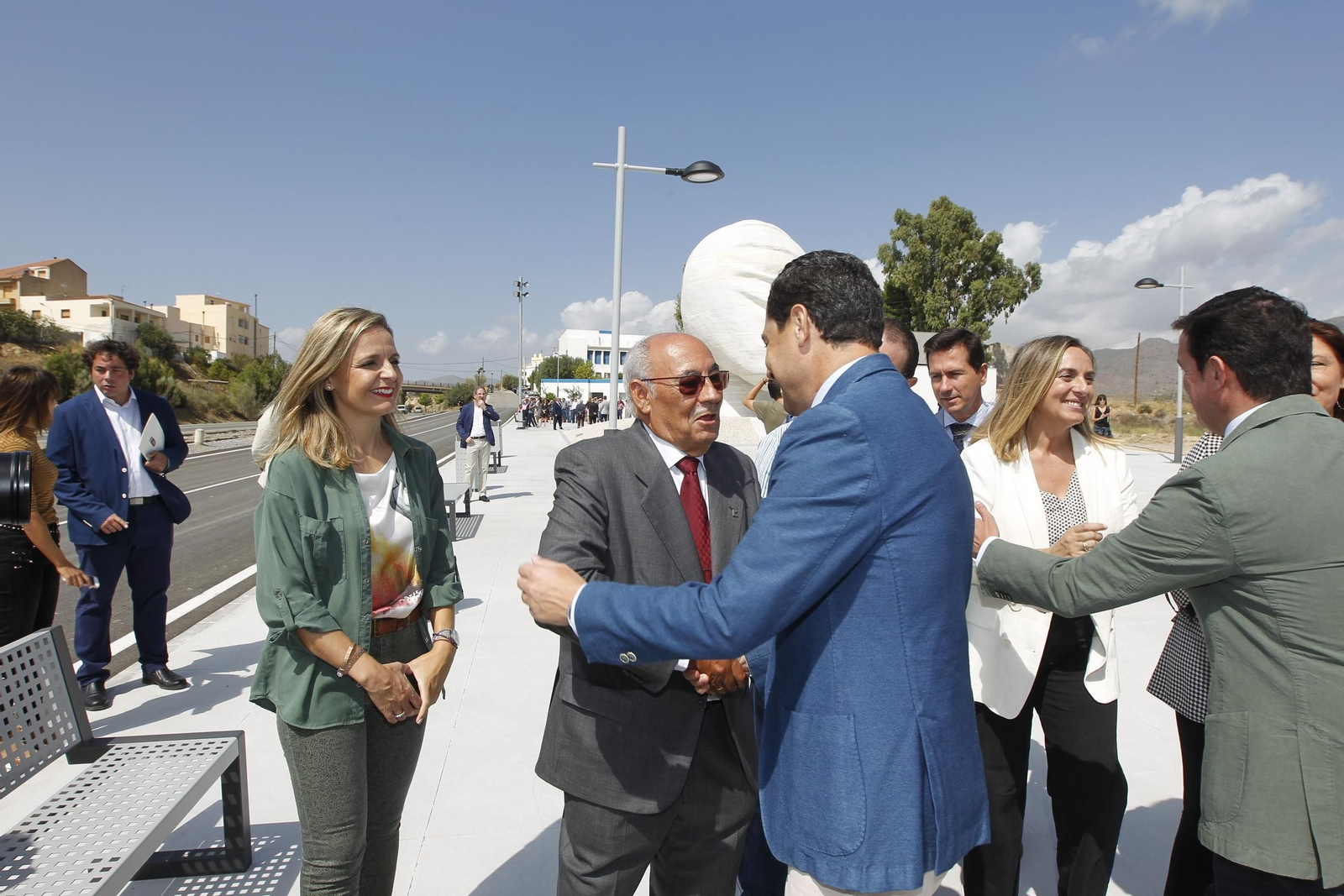 Inauguración escultura 'La Mujer del Almanzora'. Olula del Río