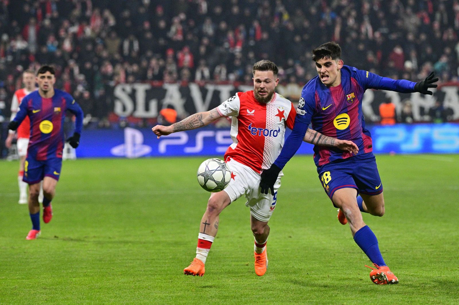 Las fotos del Slavia Praga-Barcelona