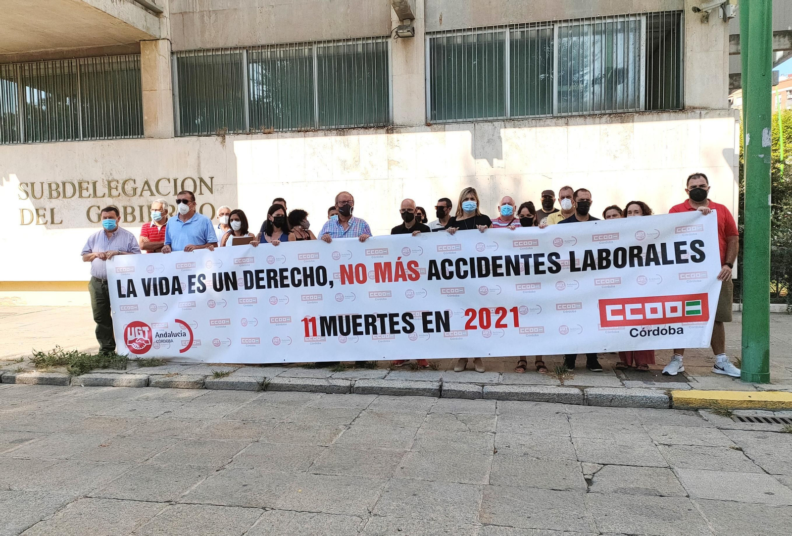 Concentración de los sindicatos a finales de 2021.