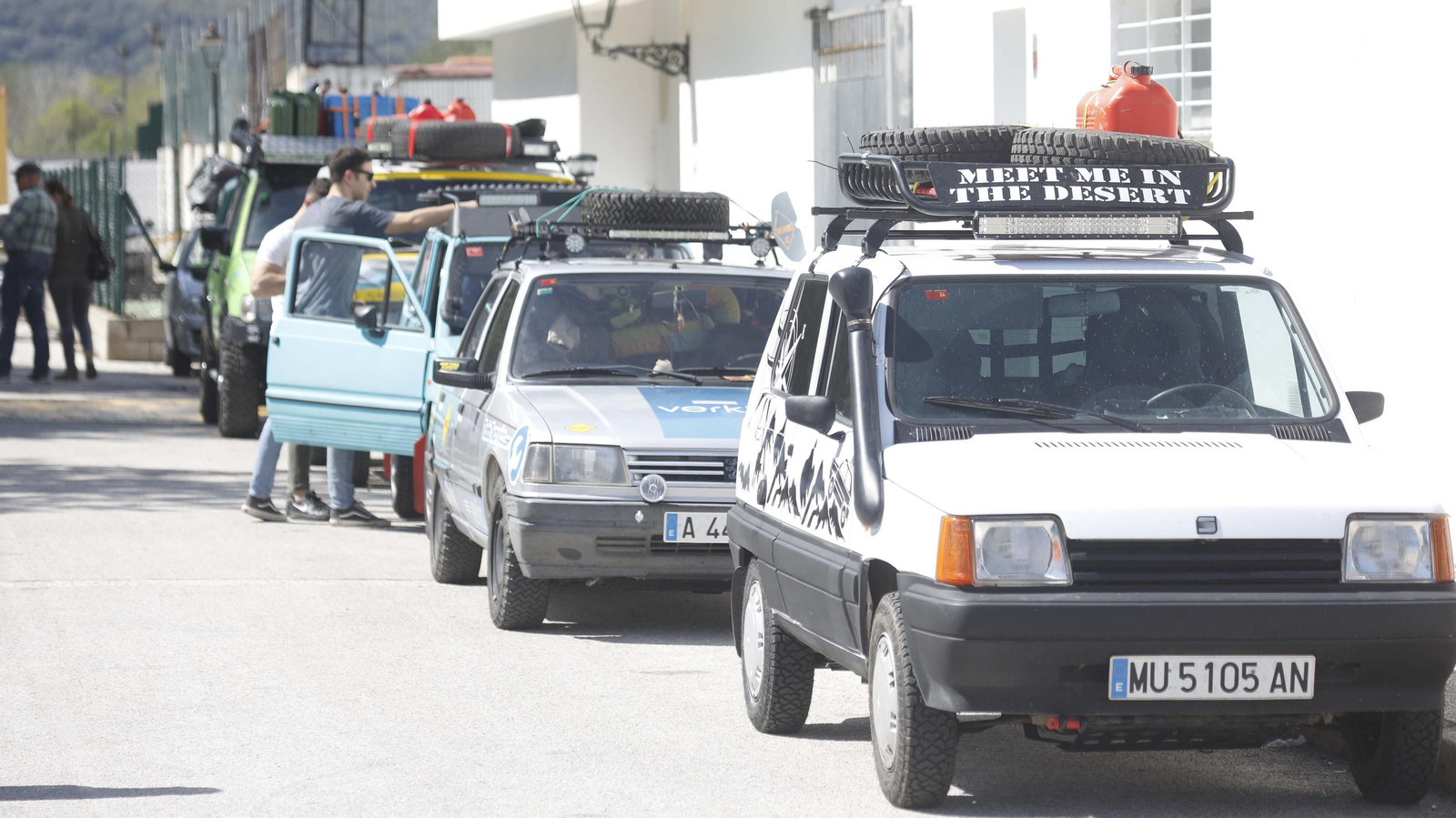 Las fotos de Chatarras Raid,  concentrados en Castellar, para llevar alimentos a Marruecos