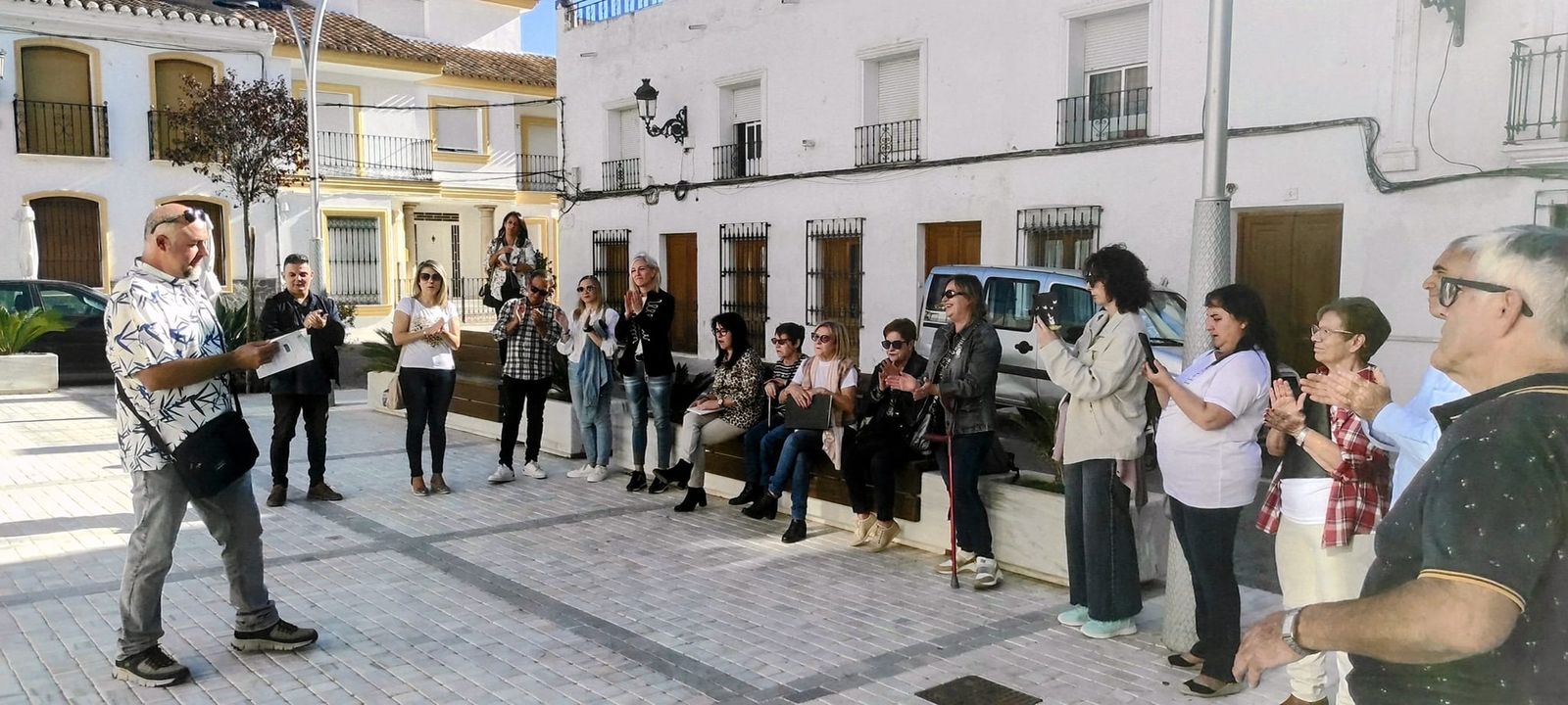 Momento de la poética mañana en Olula del Río