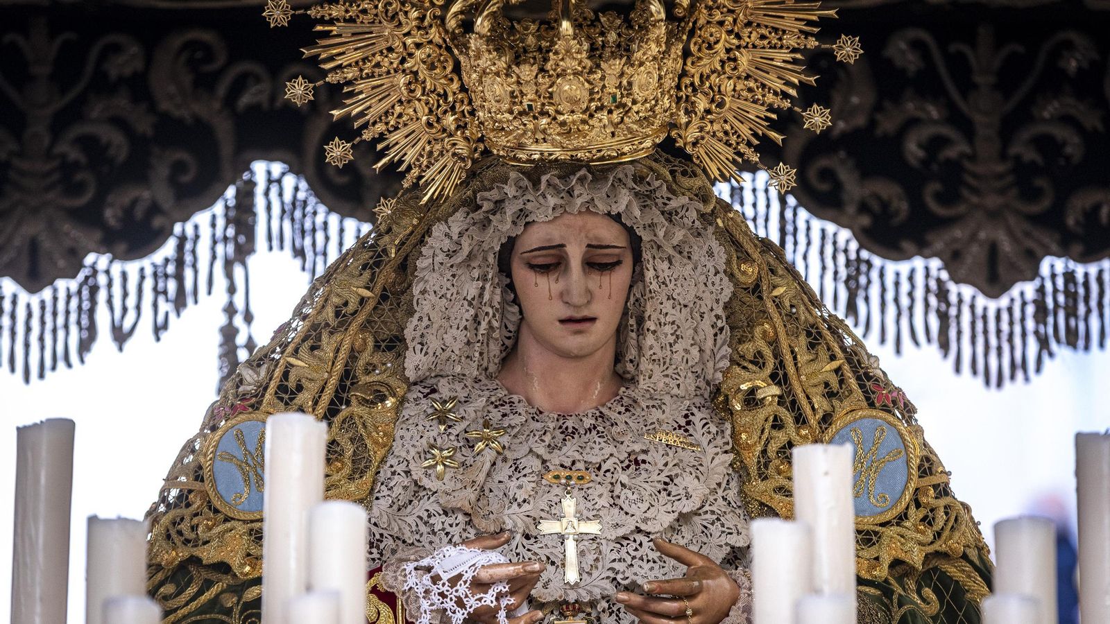 En imágenes, El Huerto de San Fernando fue la única hermandad del Martes Santo
