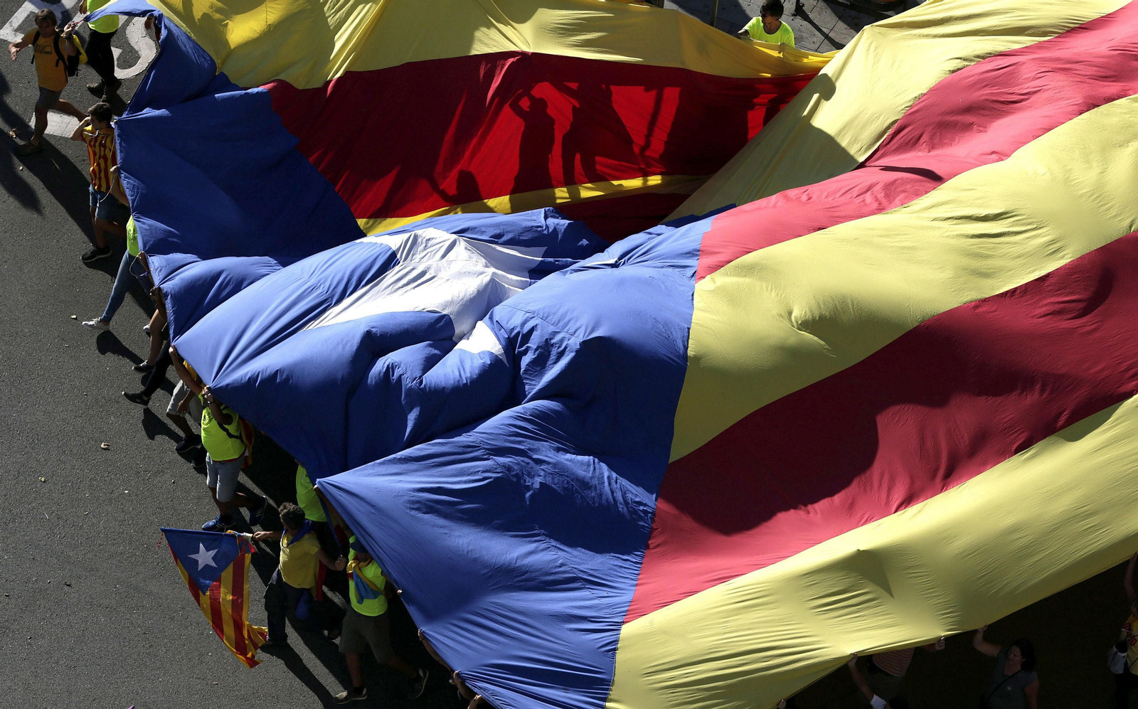 La manifestación independentista de la Diada, en imágenes