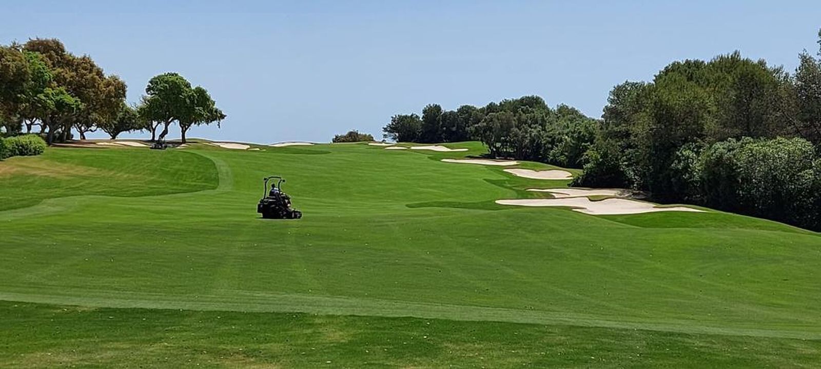 Trabajos de mantenimiento en Valderama durante la cuarentena