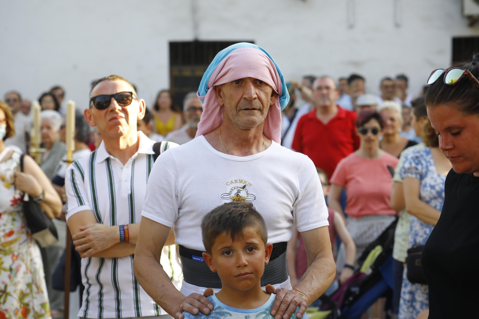La procesión de la Virgen del Carmen de Puerta Nueva de Córdoba, en imágenes