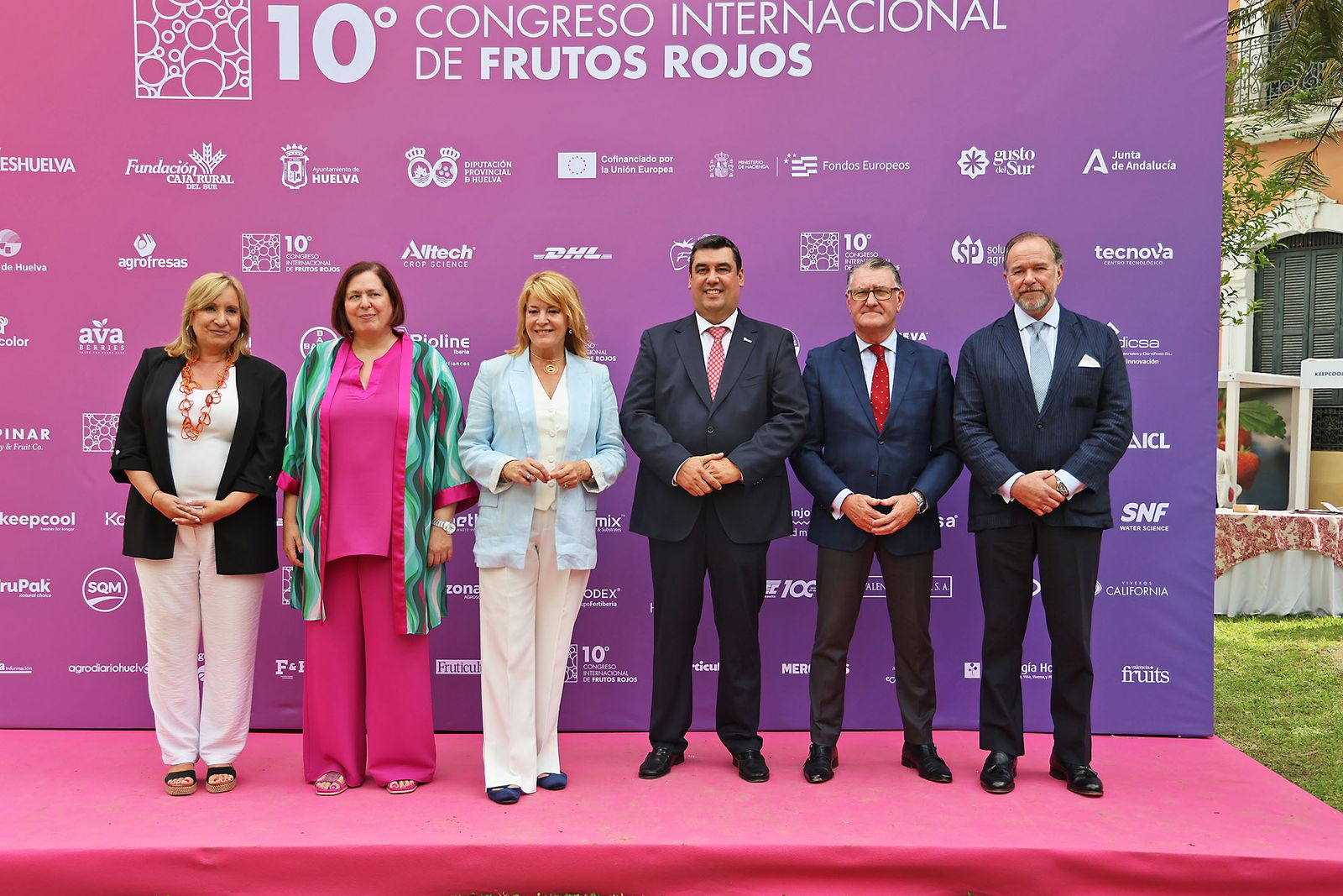 Imágenes de la inauguración del X Congreso de Frutos Rojos de Huelva