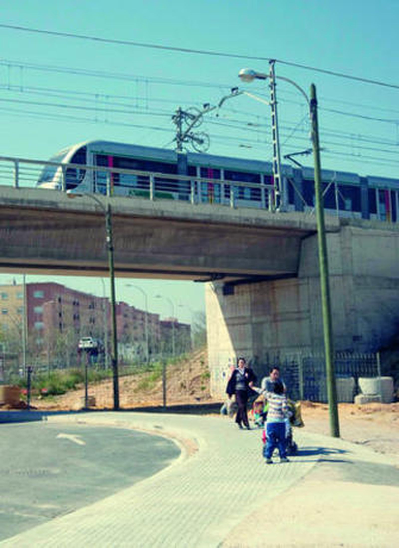El Metro en el Aljarafe.