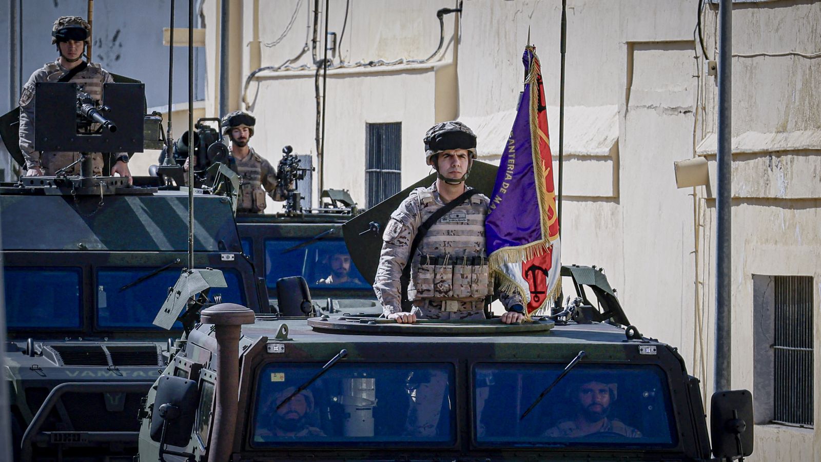Las imágenes de la celebración del 489º Aniversario de la Infantería de Marina en Cádiz