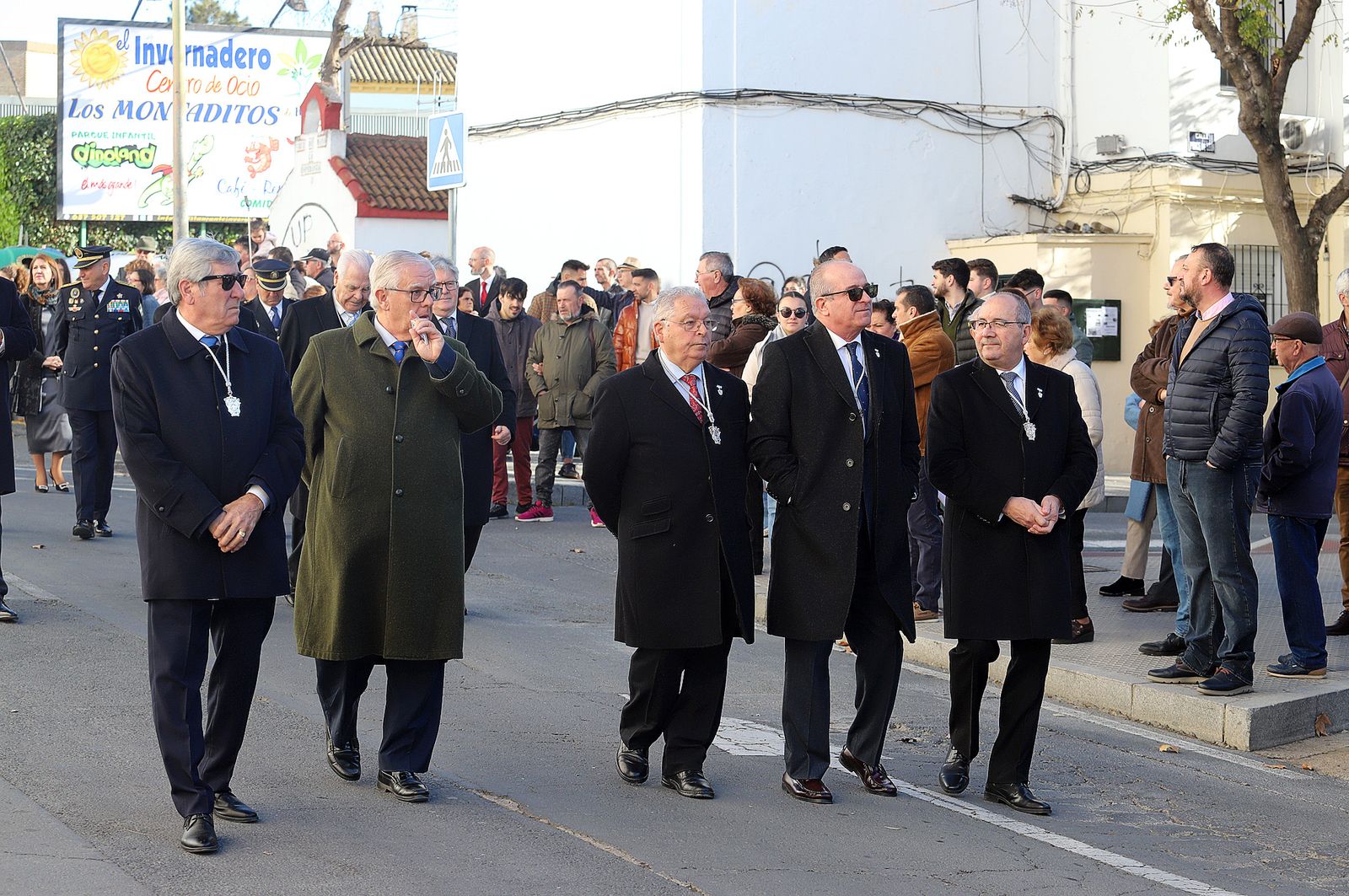 Imágenes del ambiente en la procesión de San Sebastián