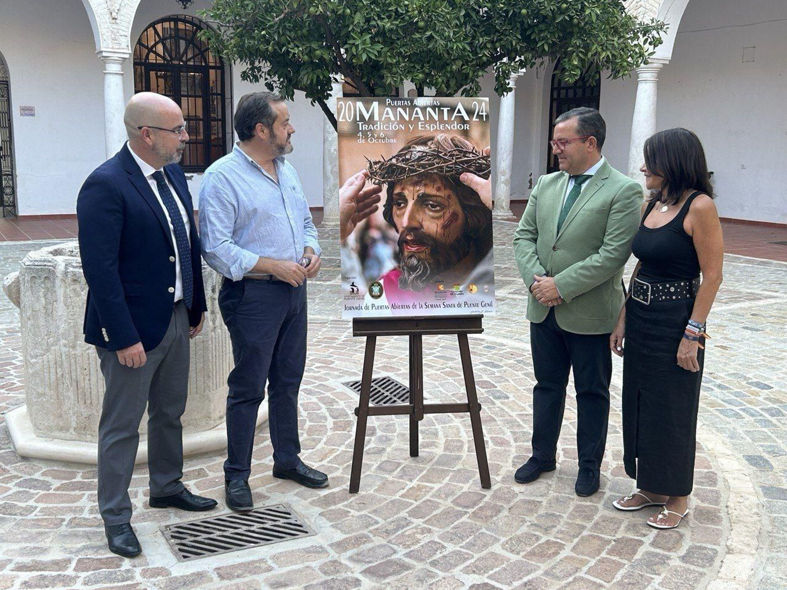 Presentación de la jornada de puertas abiertas sobre la Semana Santa de Puente Genil. Presentación de la jornada de puertas abiertas sobre la Semana Santa de Puente Genil.